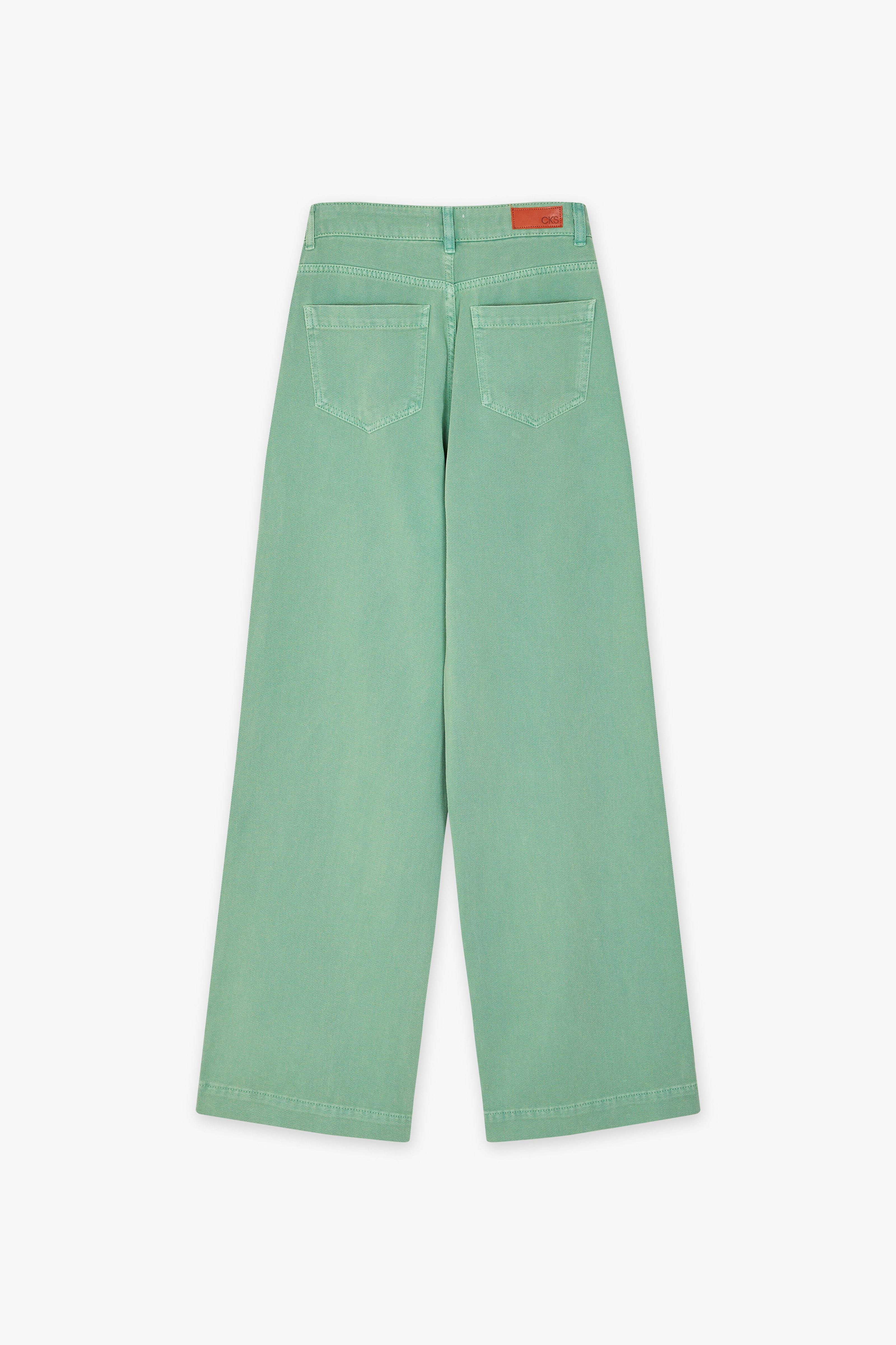 CKS Dames - JAKE - jeans longs - vert clair