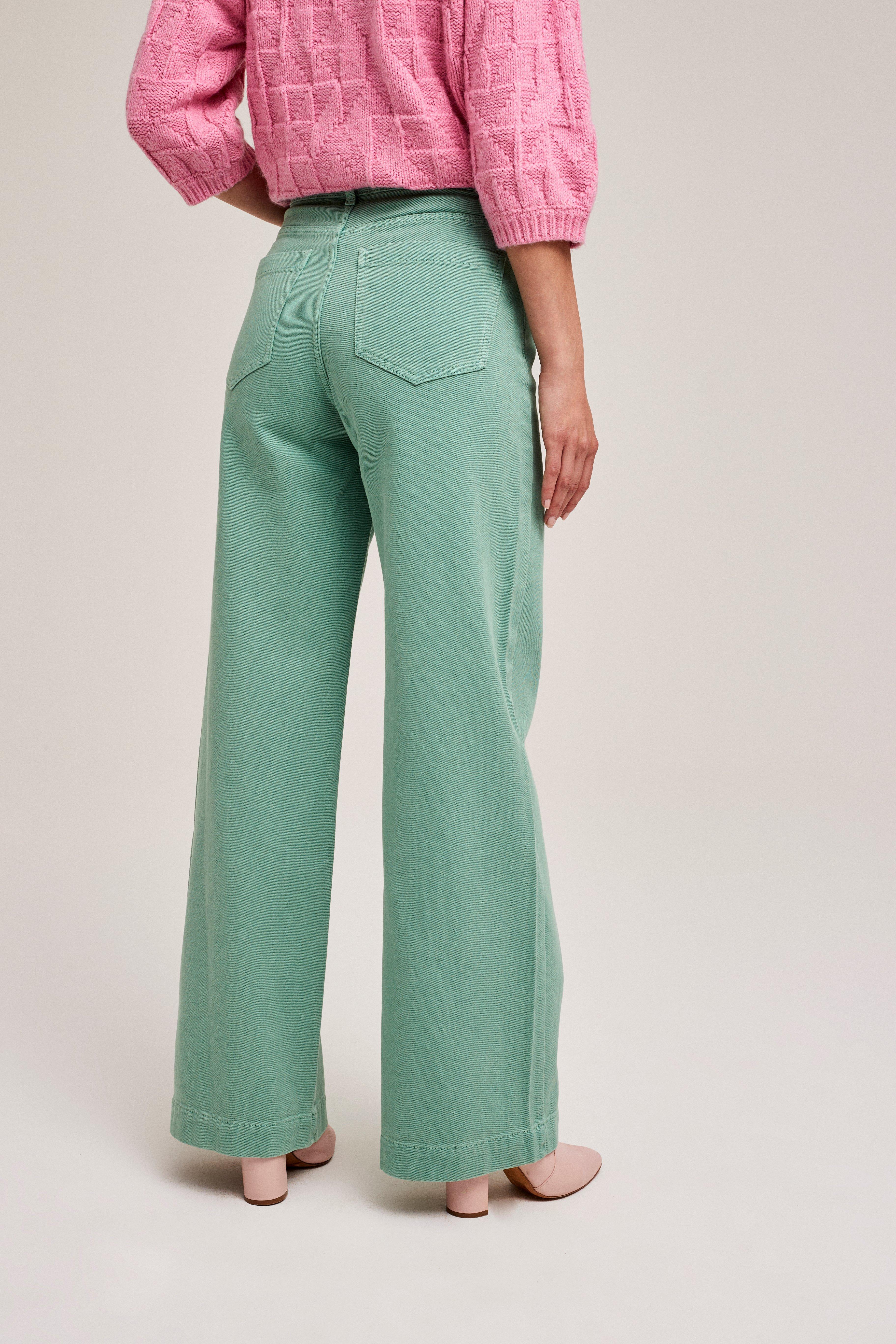 CKS Dames - JAKE - jeans longs - vert clair