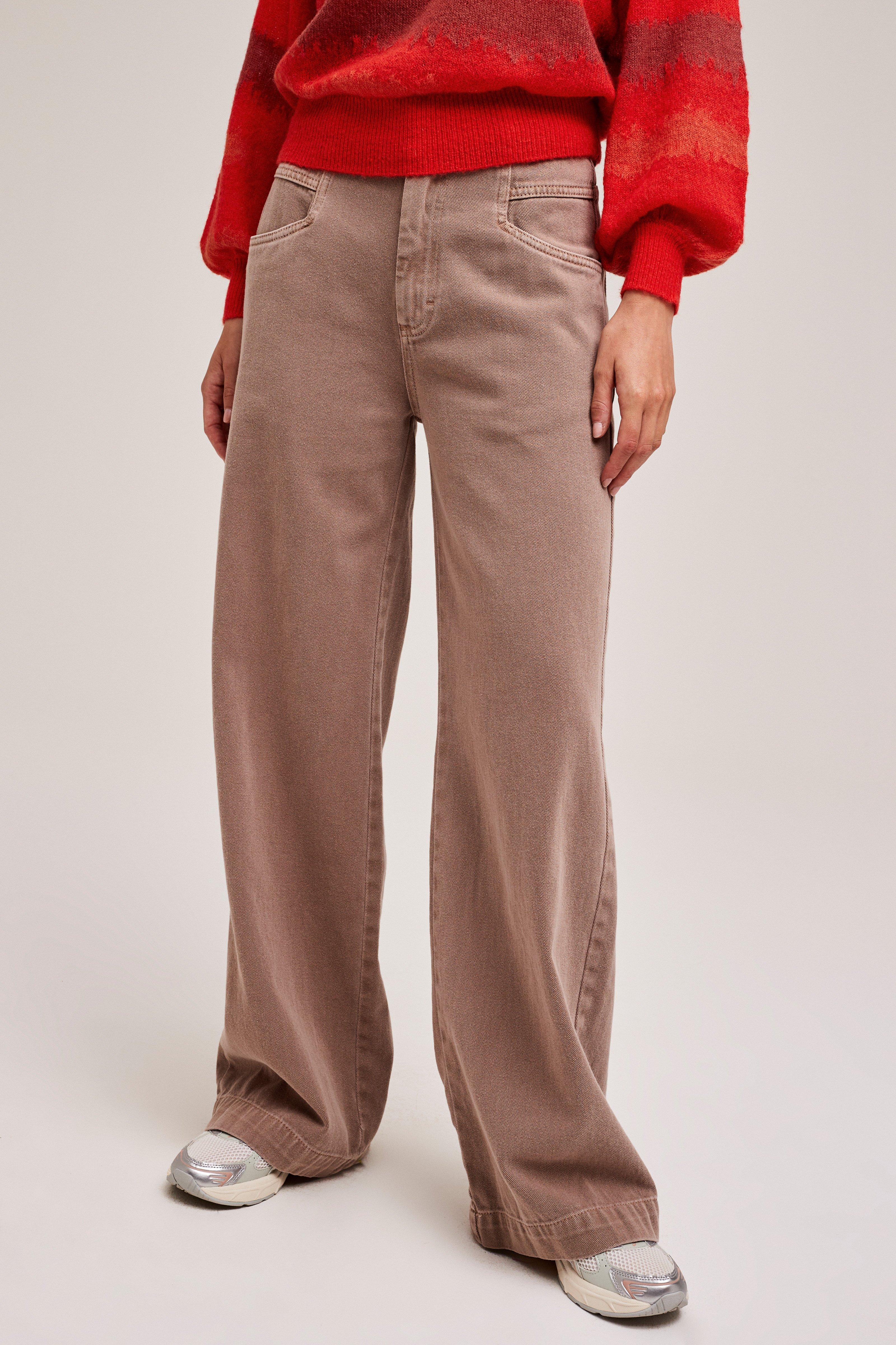 CKS Dames - JAKE - Lange Jeans - Hellbraun