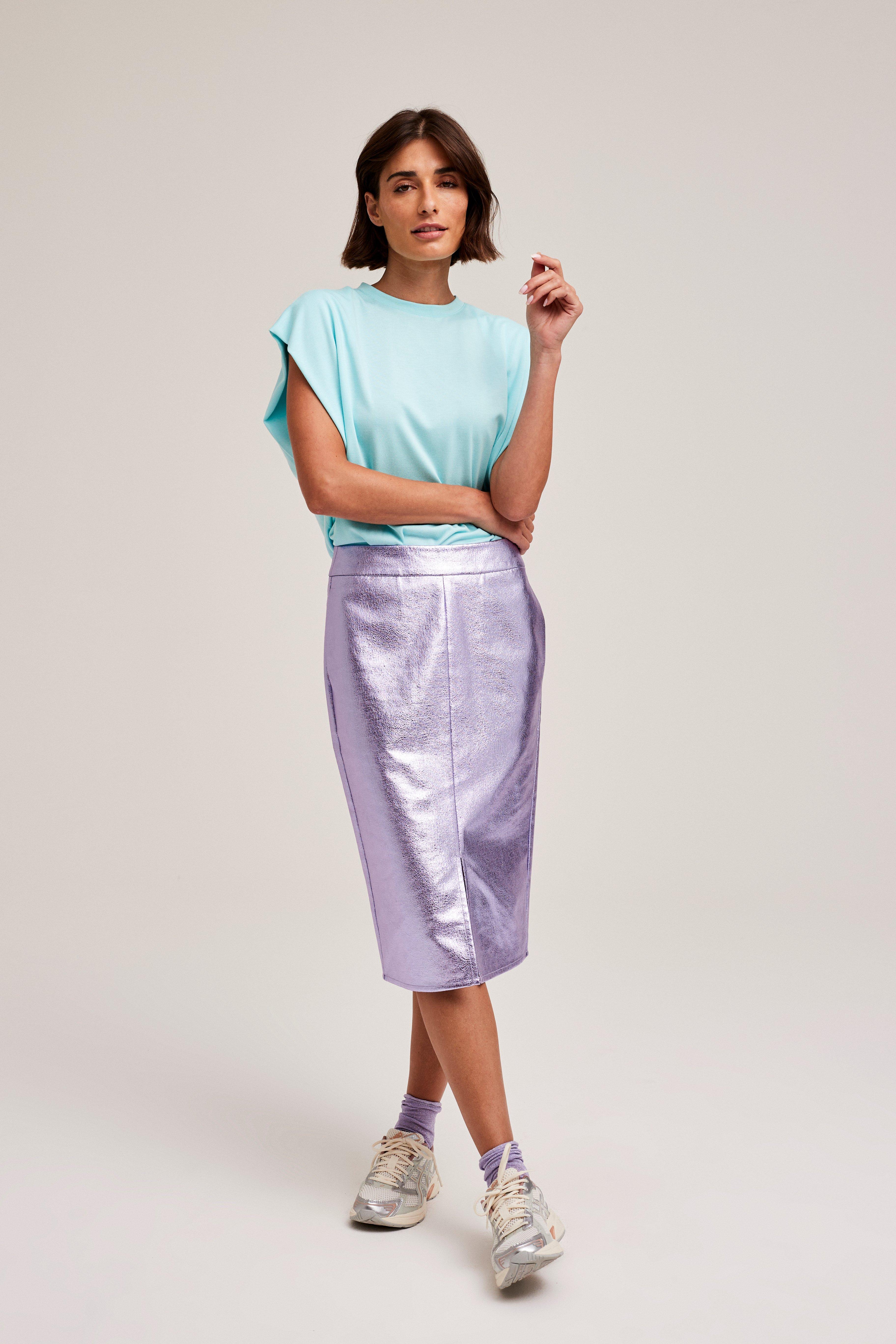 CKS Dames - PLAMINA - t-shirt short sleeves - light blue