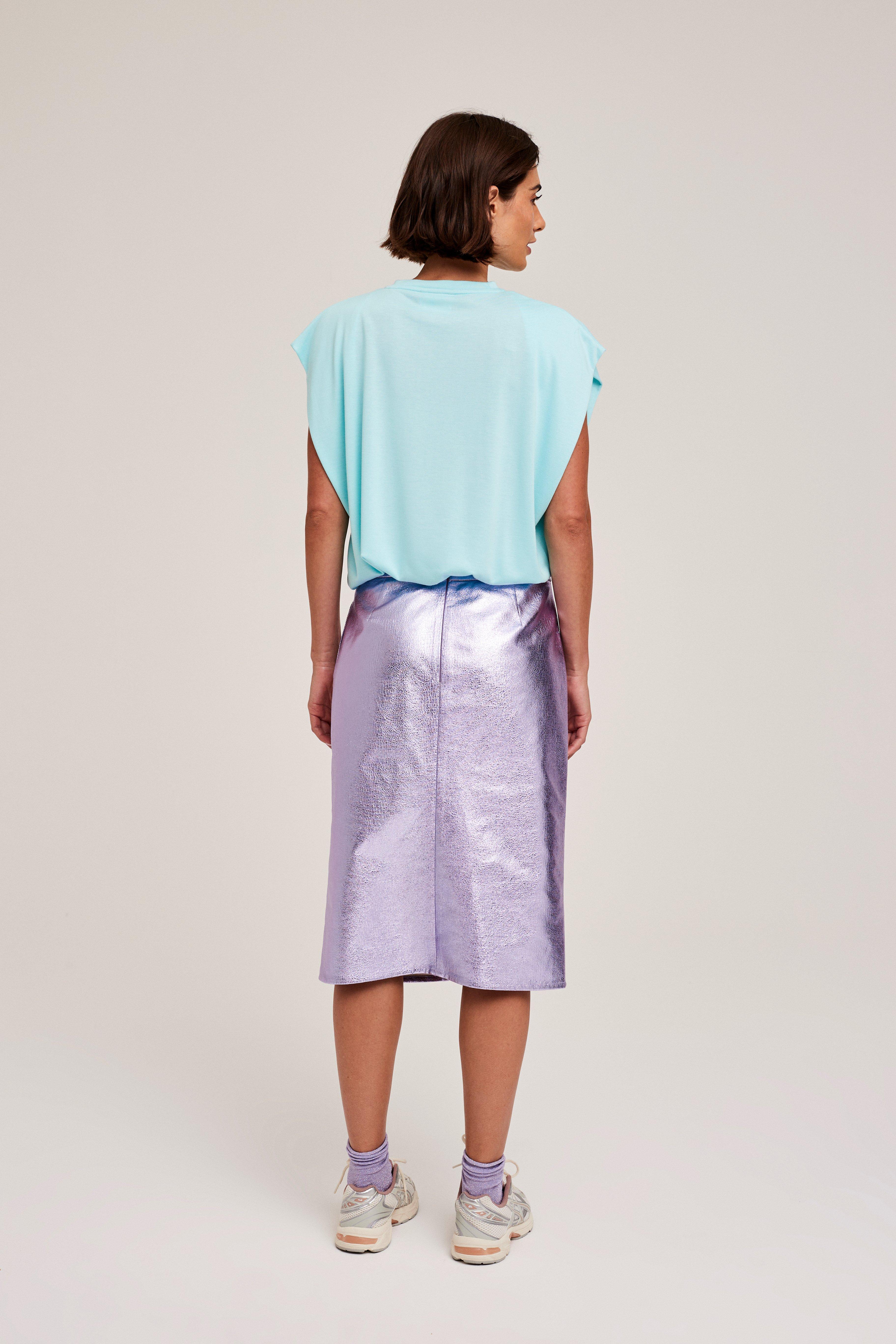 CKS Dames - PLAMINA - t-shirt à manches courtes - bleu clair