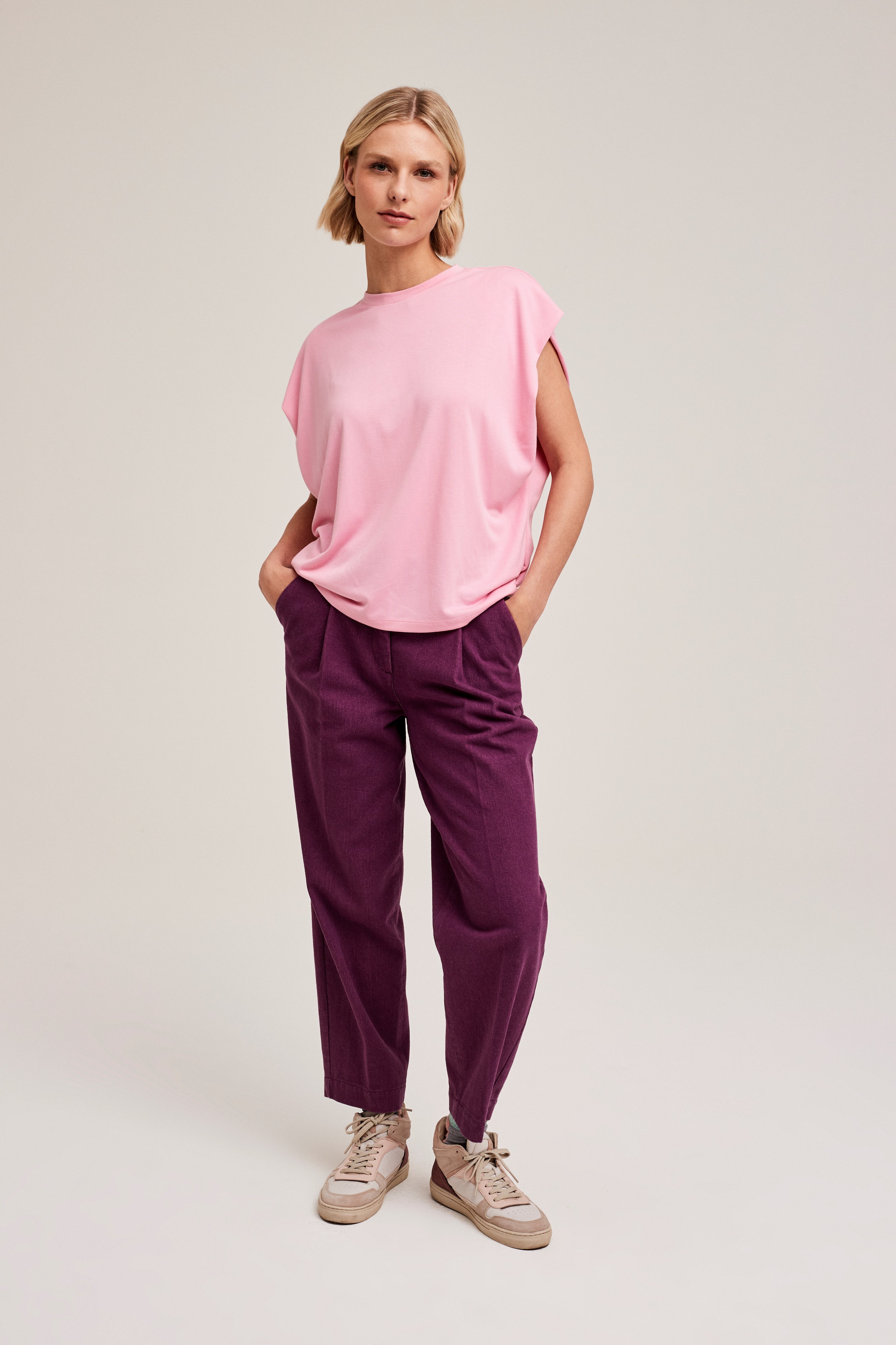 CKS Dames - PLAMINA - t-shirt short sleeves - light pink