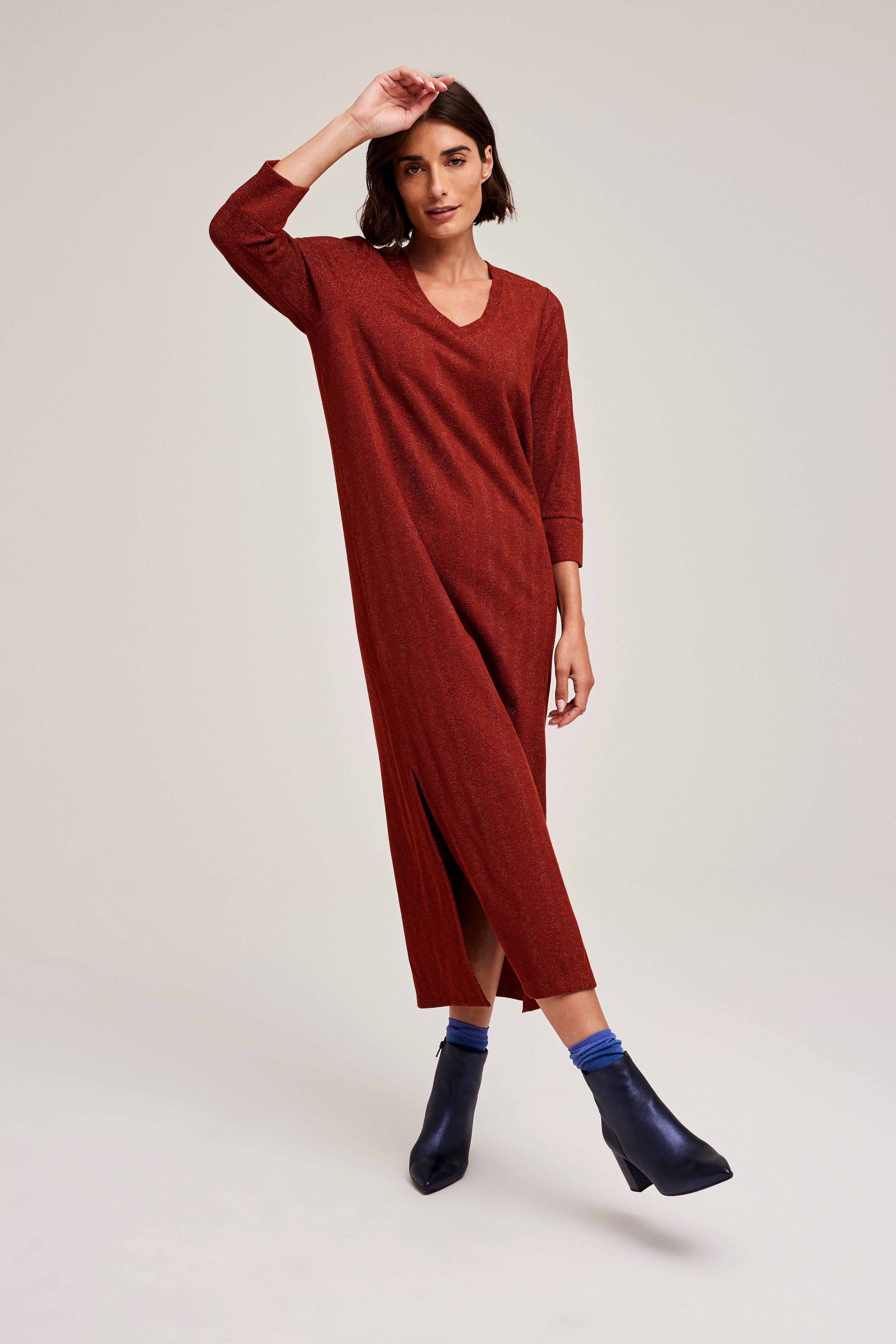 CKS Dames - DILLOS - Midi-Kleid - Braun