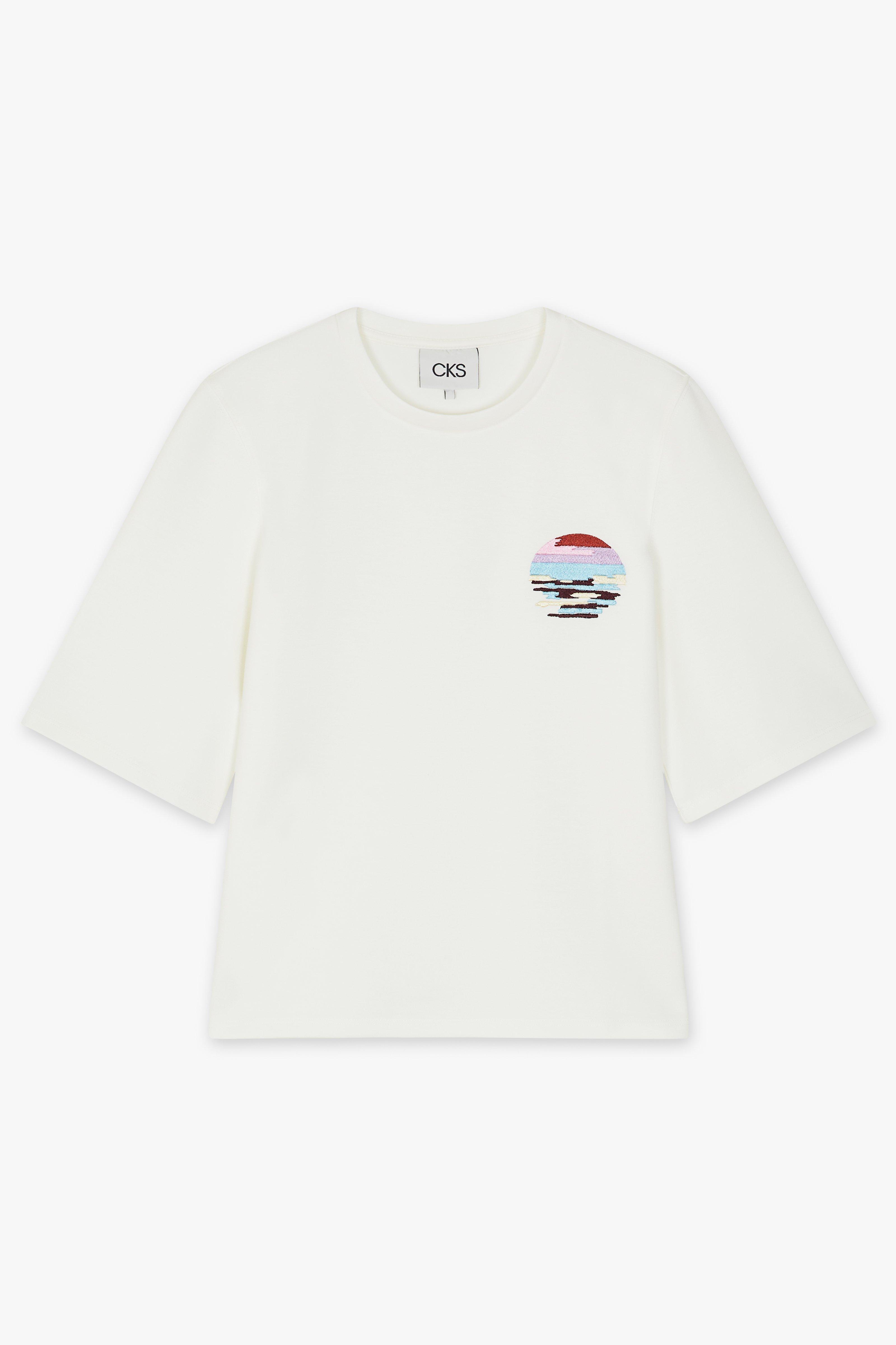 CKS Dames - SARI - T-Shirt Kurzarm - Weiß