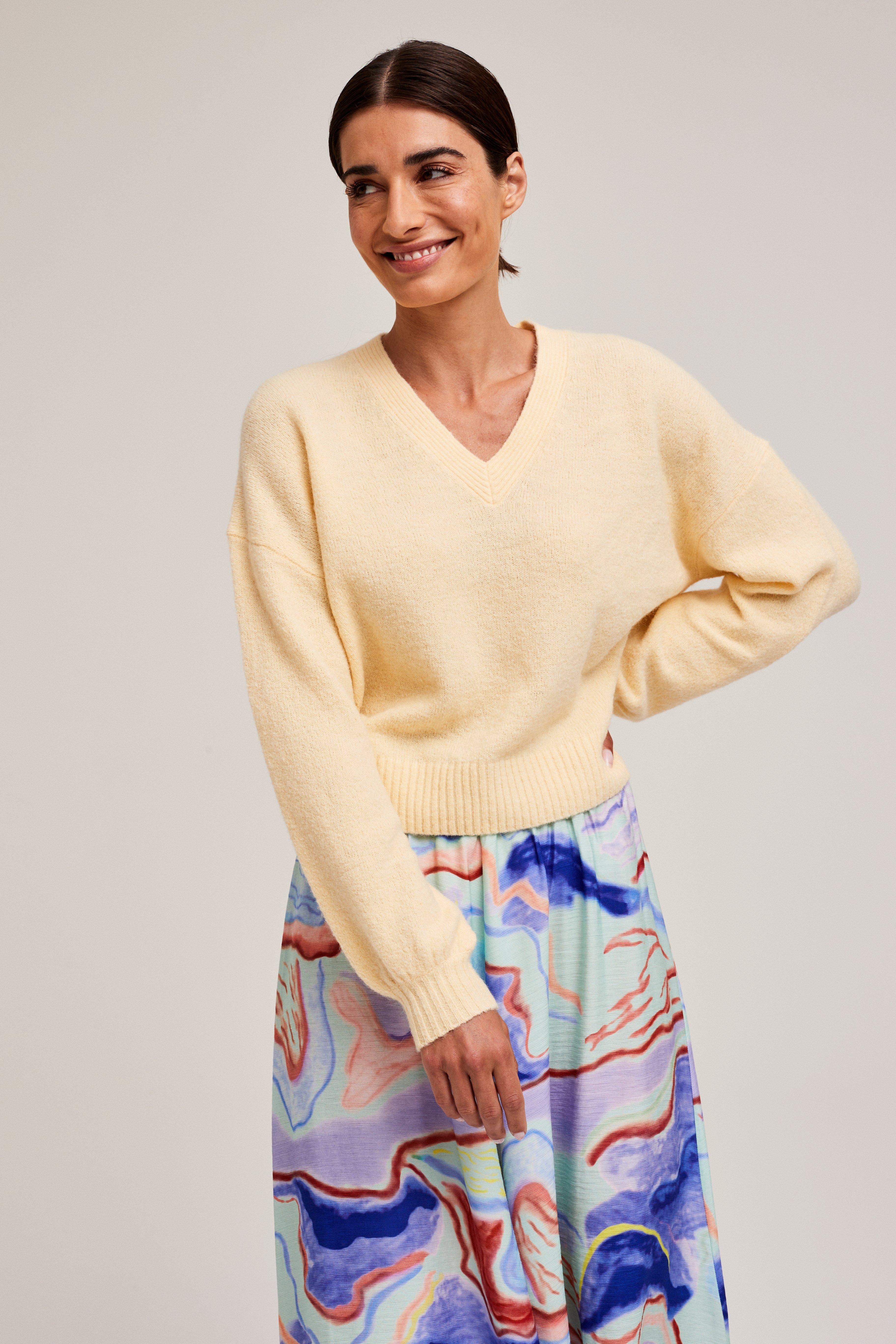 CKS Dames - PREVUDE - pullover - jaune claire