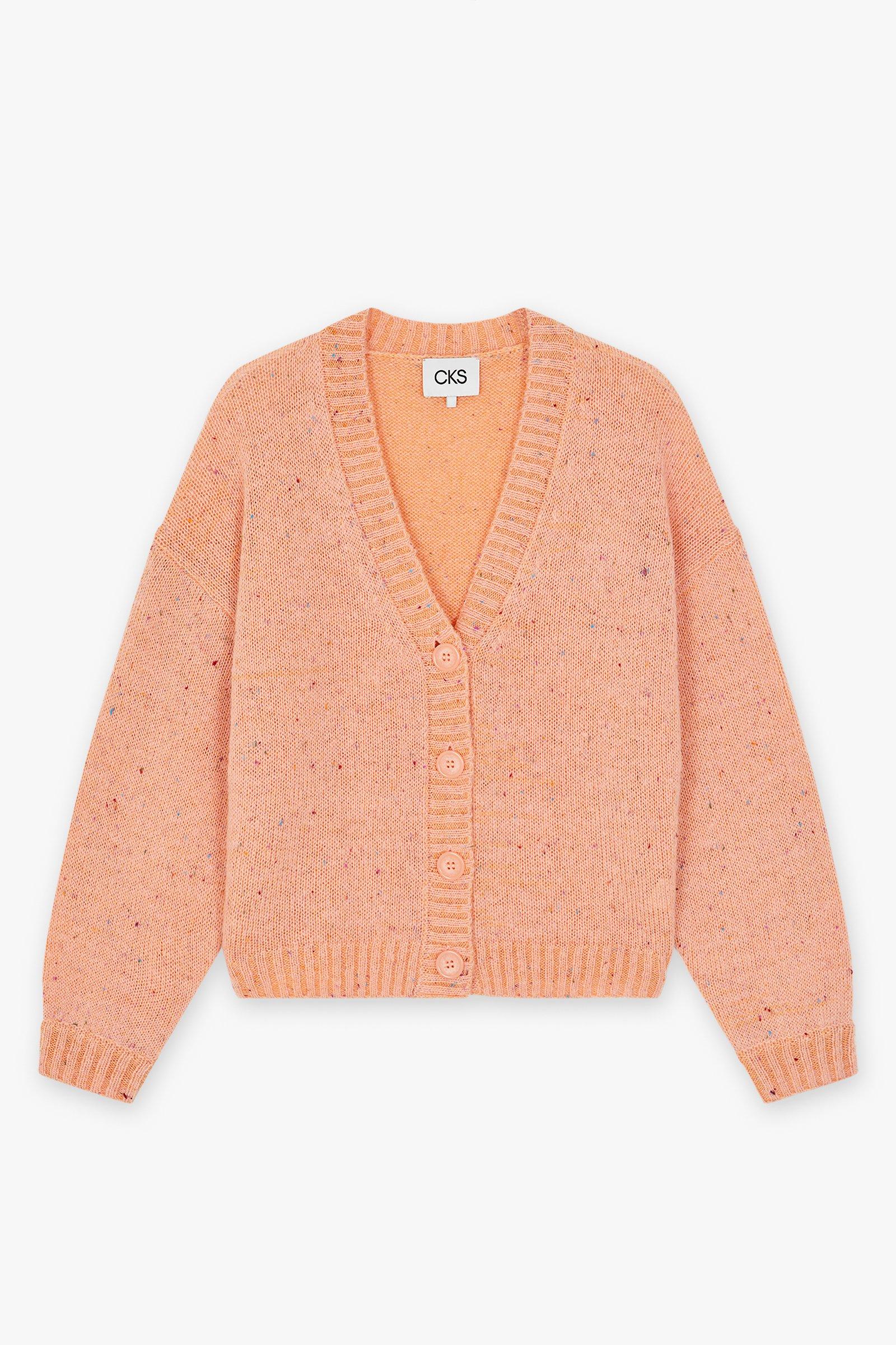 CKS Dames - CEROXIDE - Strickjacke - Hellbeige