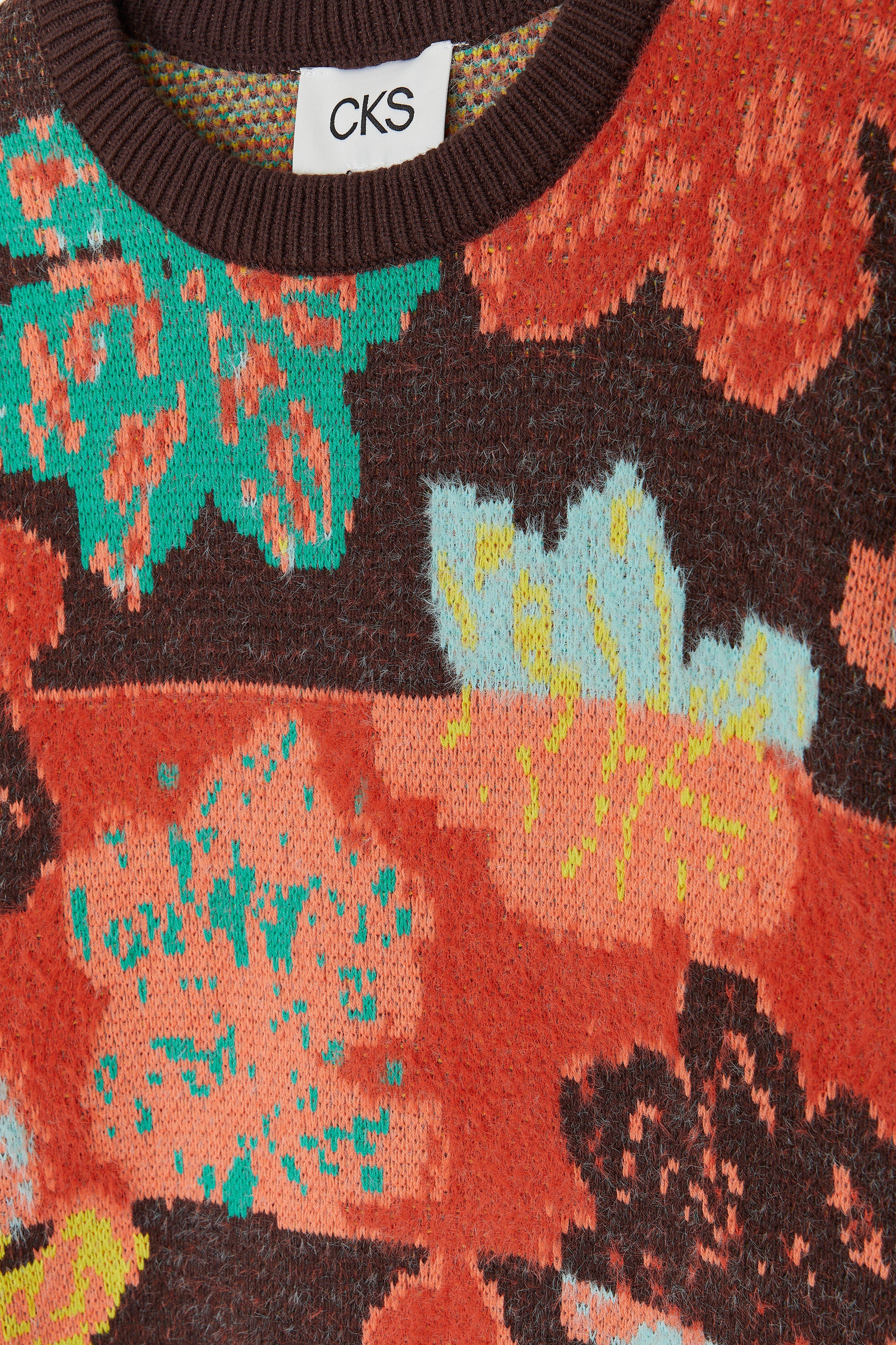 CKS Dames - PEROXO - Pullover - Dunkelorange