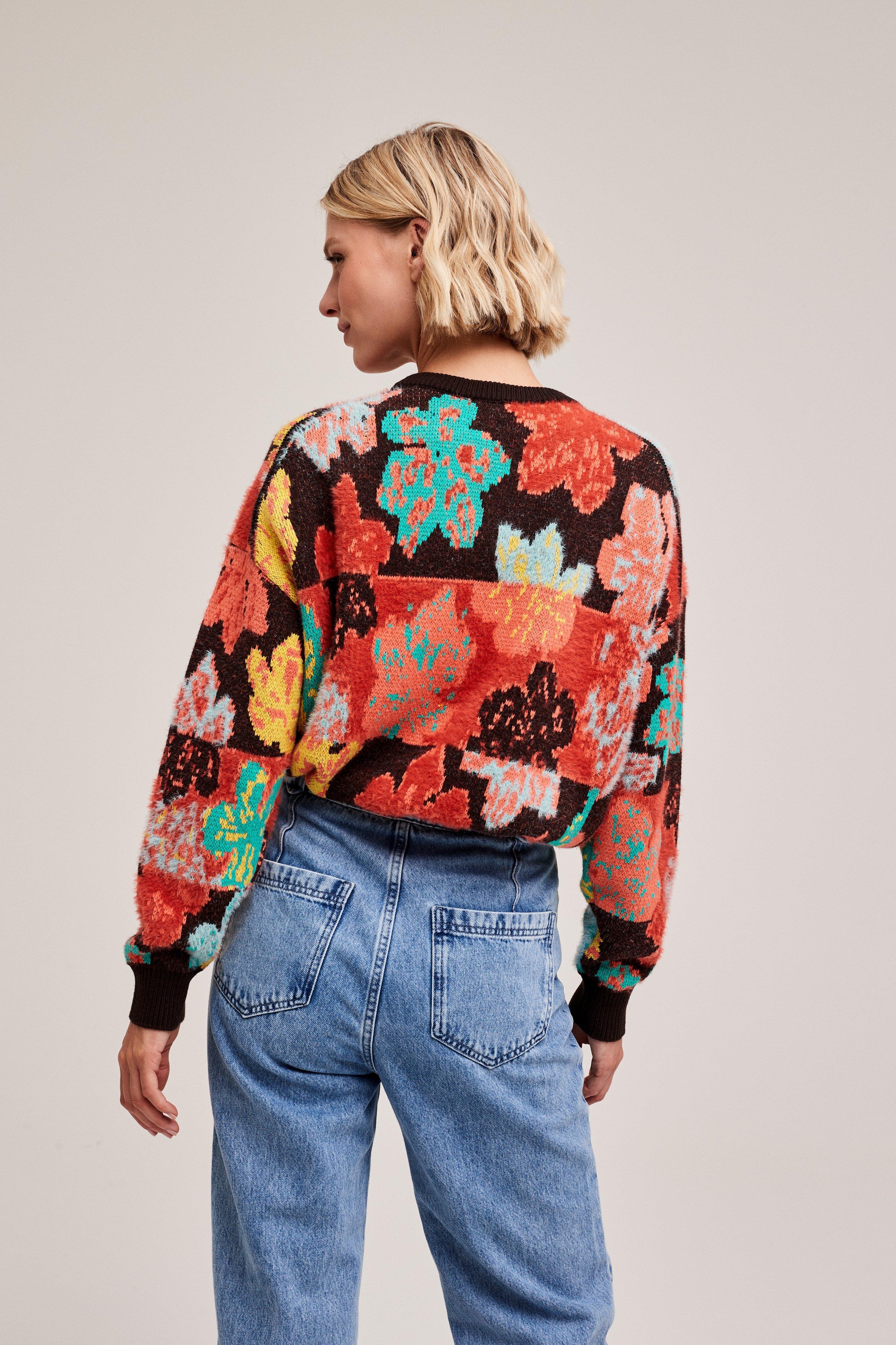 CKS Dames - PEROXO - Pullover - Dunkelorange