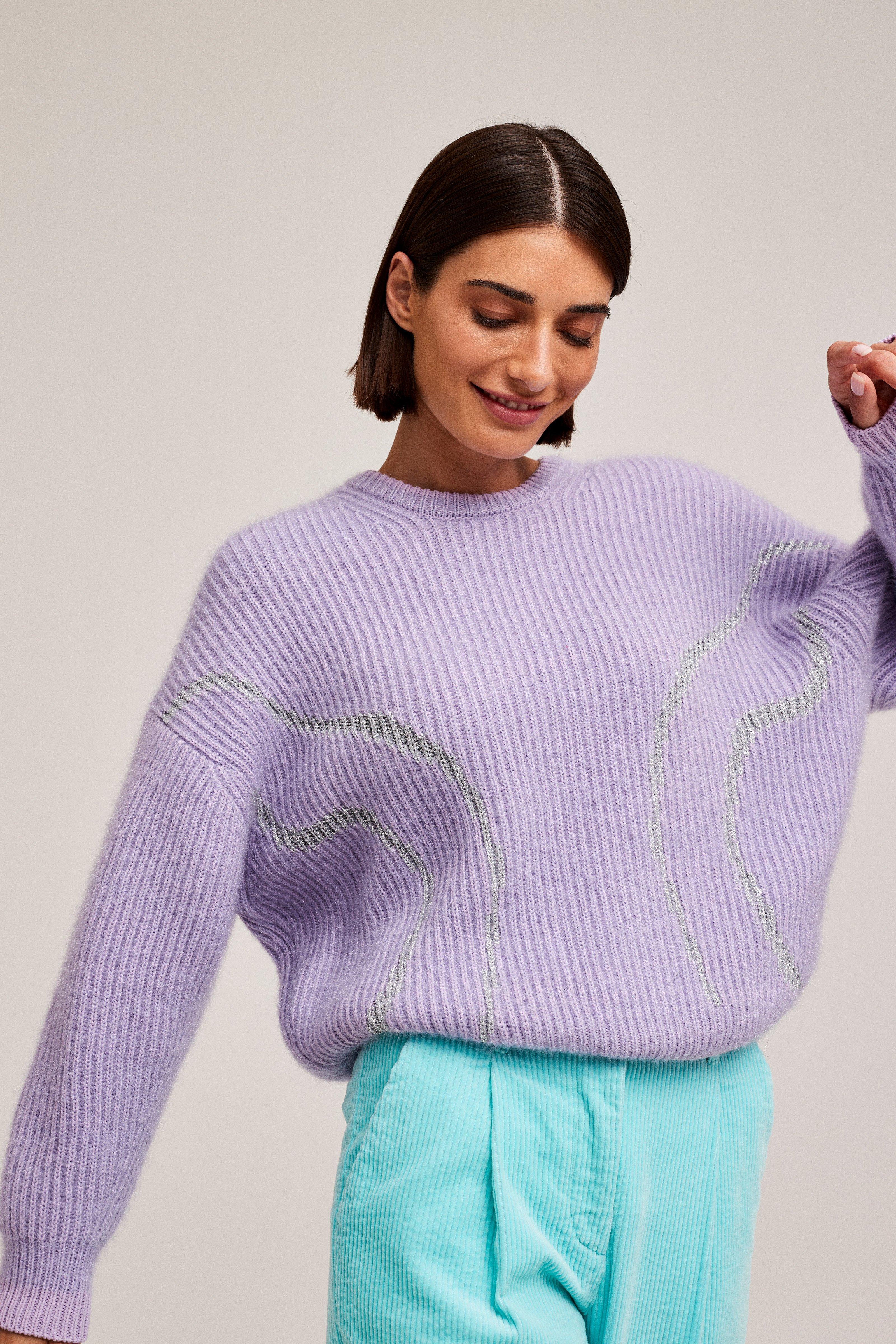 CKS Dames - POLYMER - Pullover - Fliederfarben