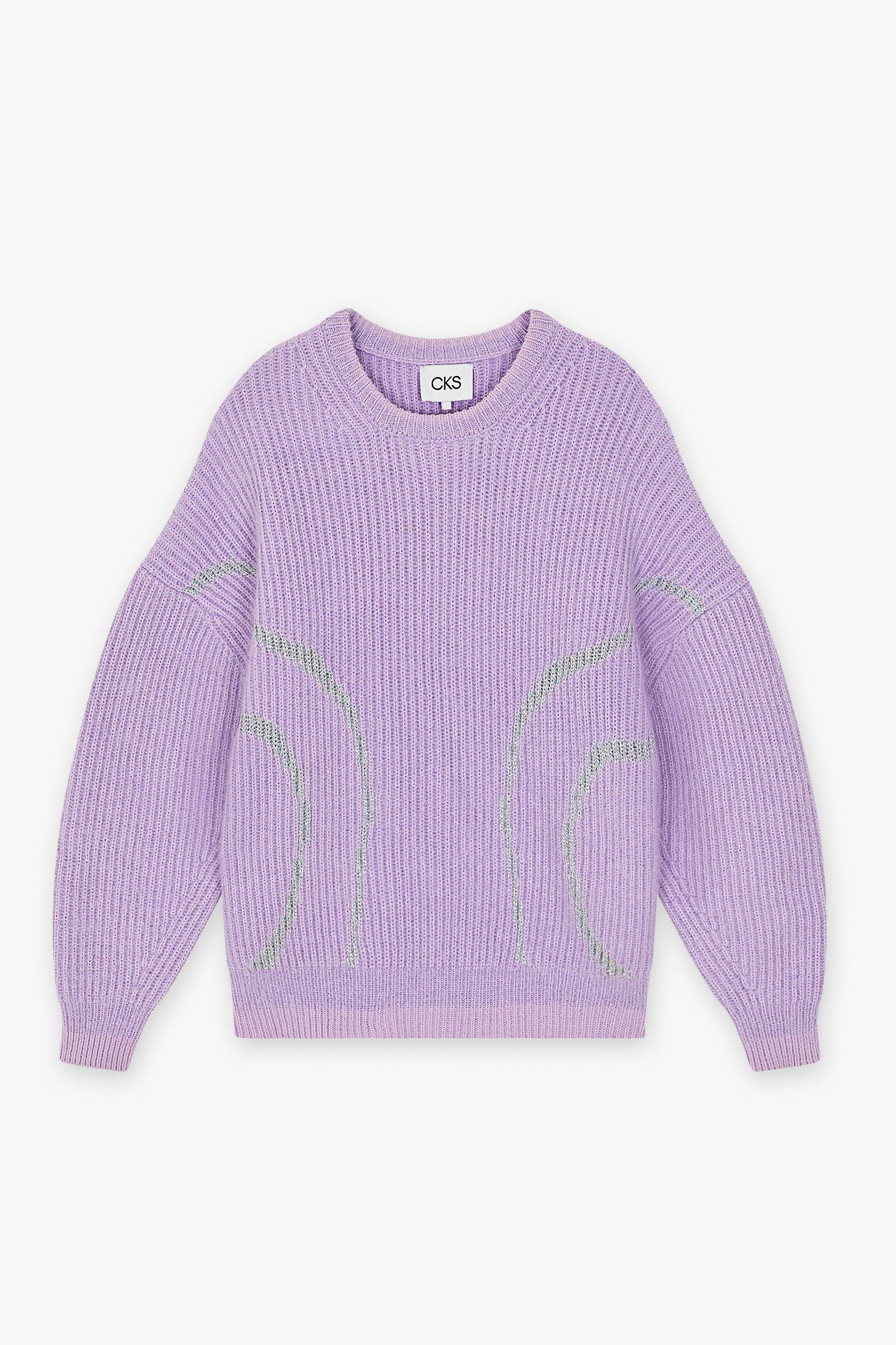 CKS Dames - POLYMER - Pullover - Fliederfarben