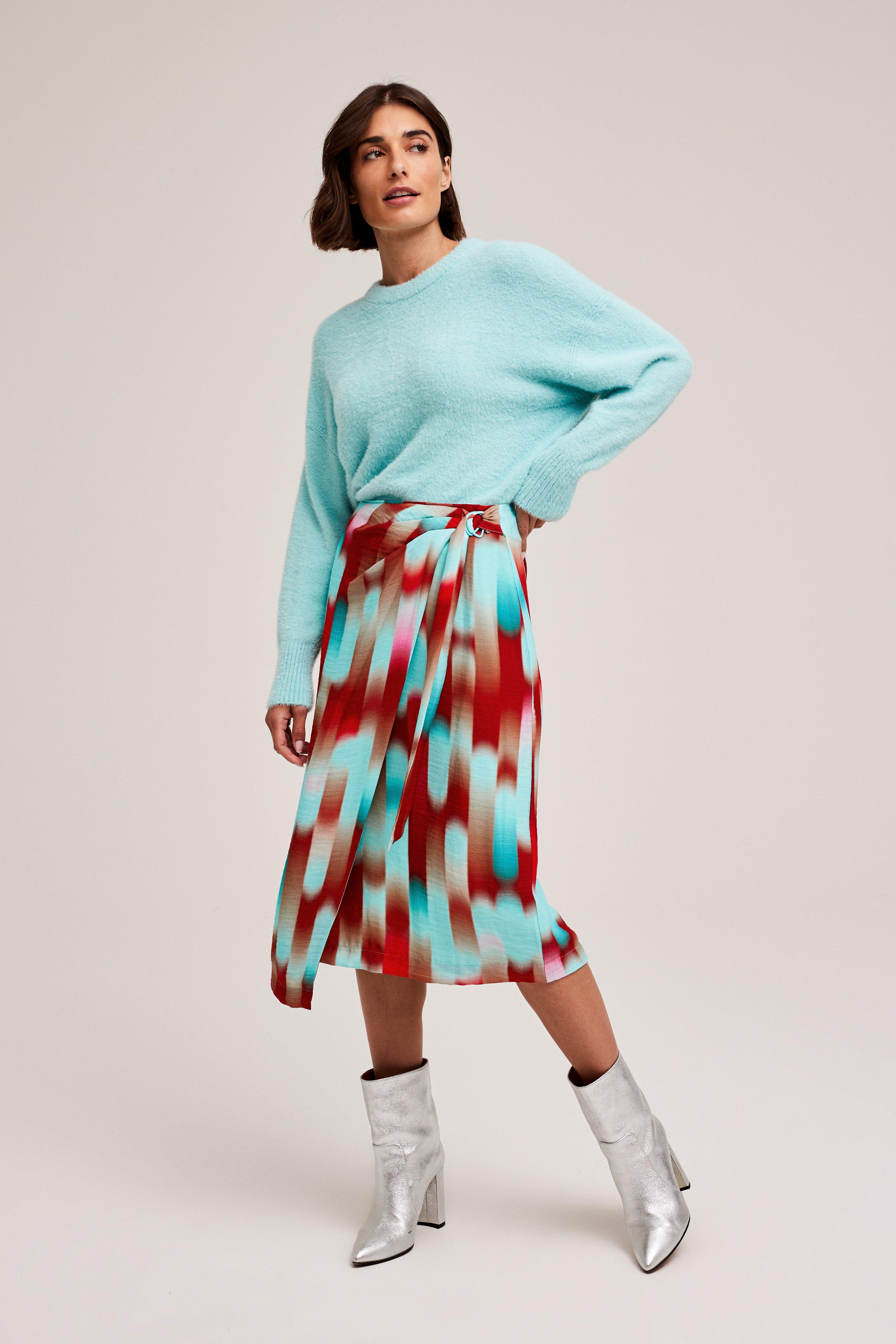 CKS Dames - PREFIX - Pullover - Hellblau