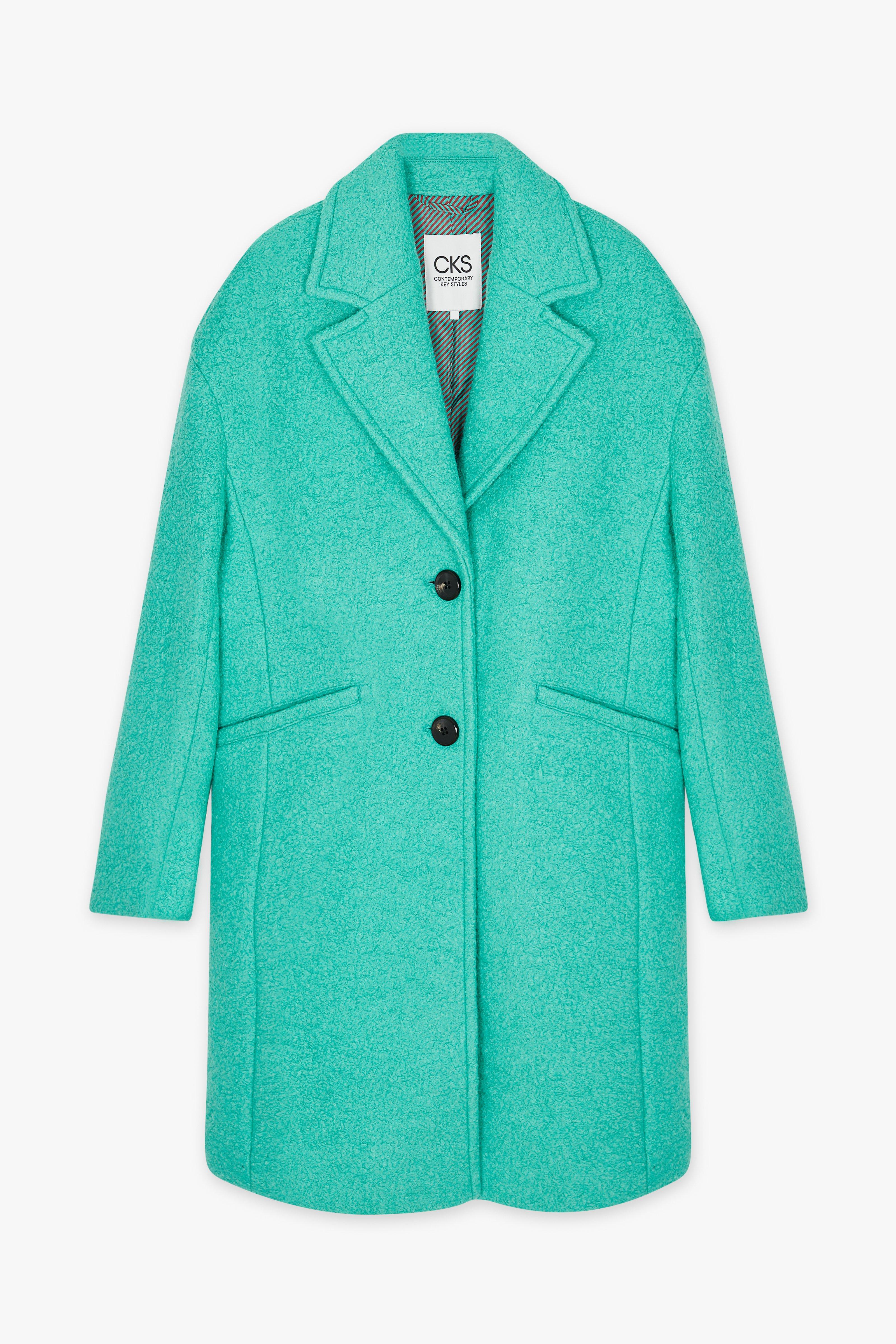 CKS Dames - COBRA - long coat - green