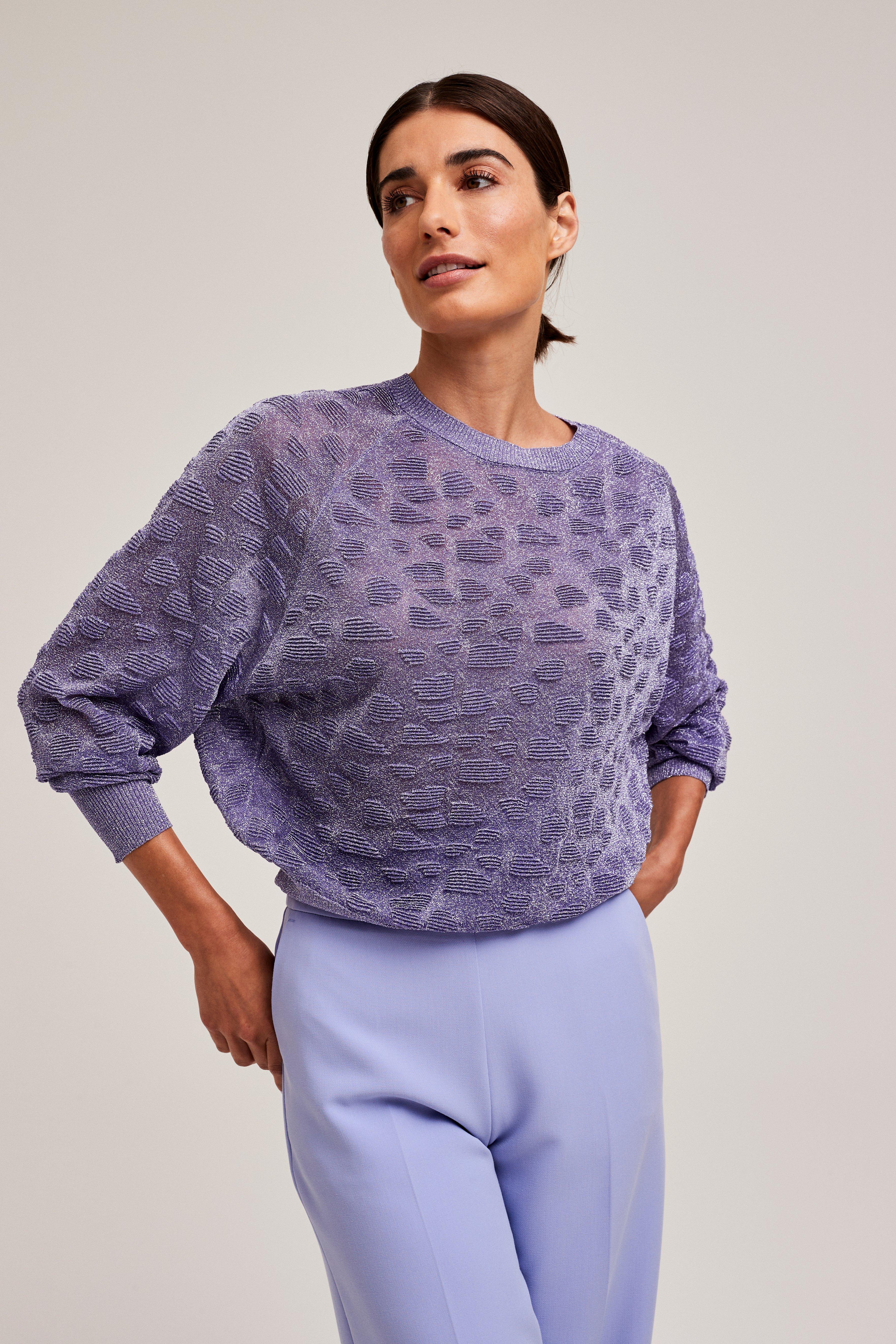 CKS Dames - PETROL - Pullover - Fliederfarben