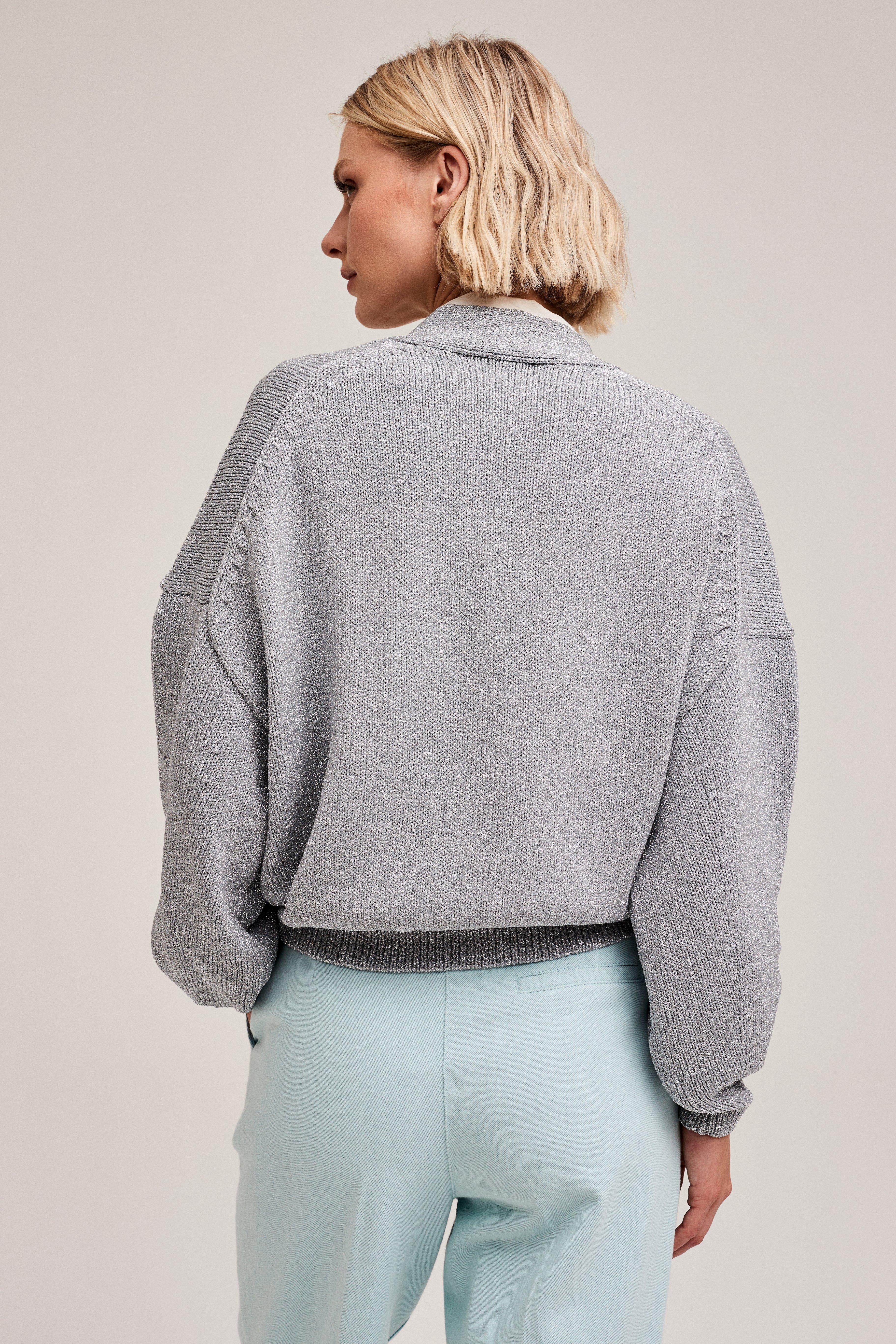 CKS Dames - CAMPUS - Strickjacke - Grau