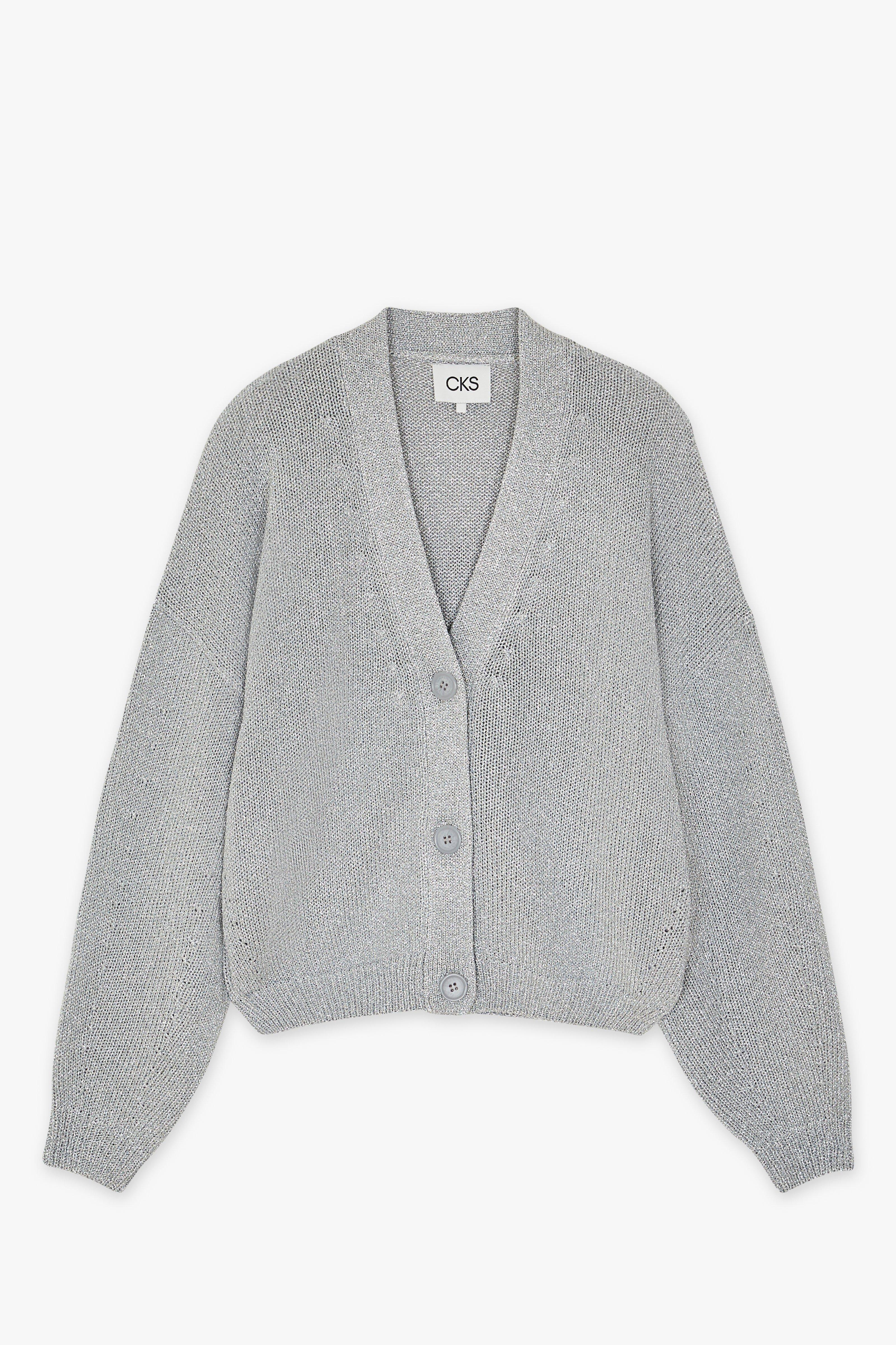 CKS Dames - CAMPUS - Strickjacke - Grau