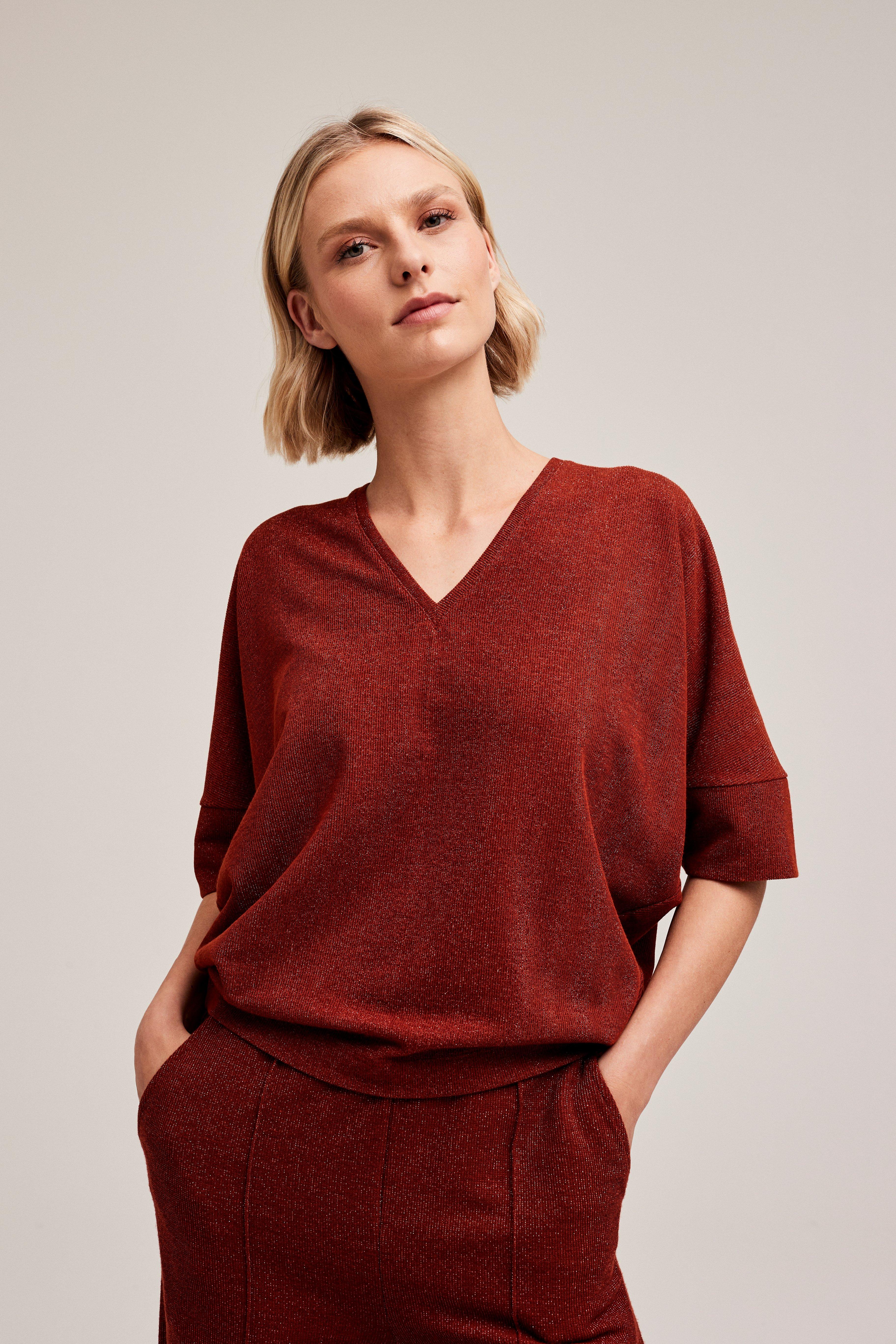 CKS Dames - ELDODEEP - t-shirt à manches courtes - brun