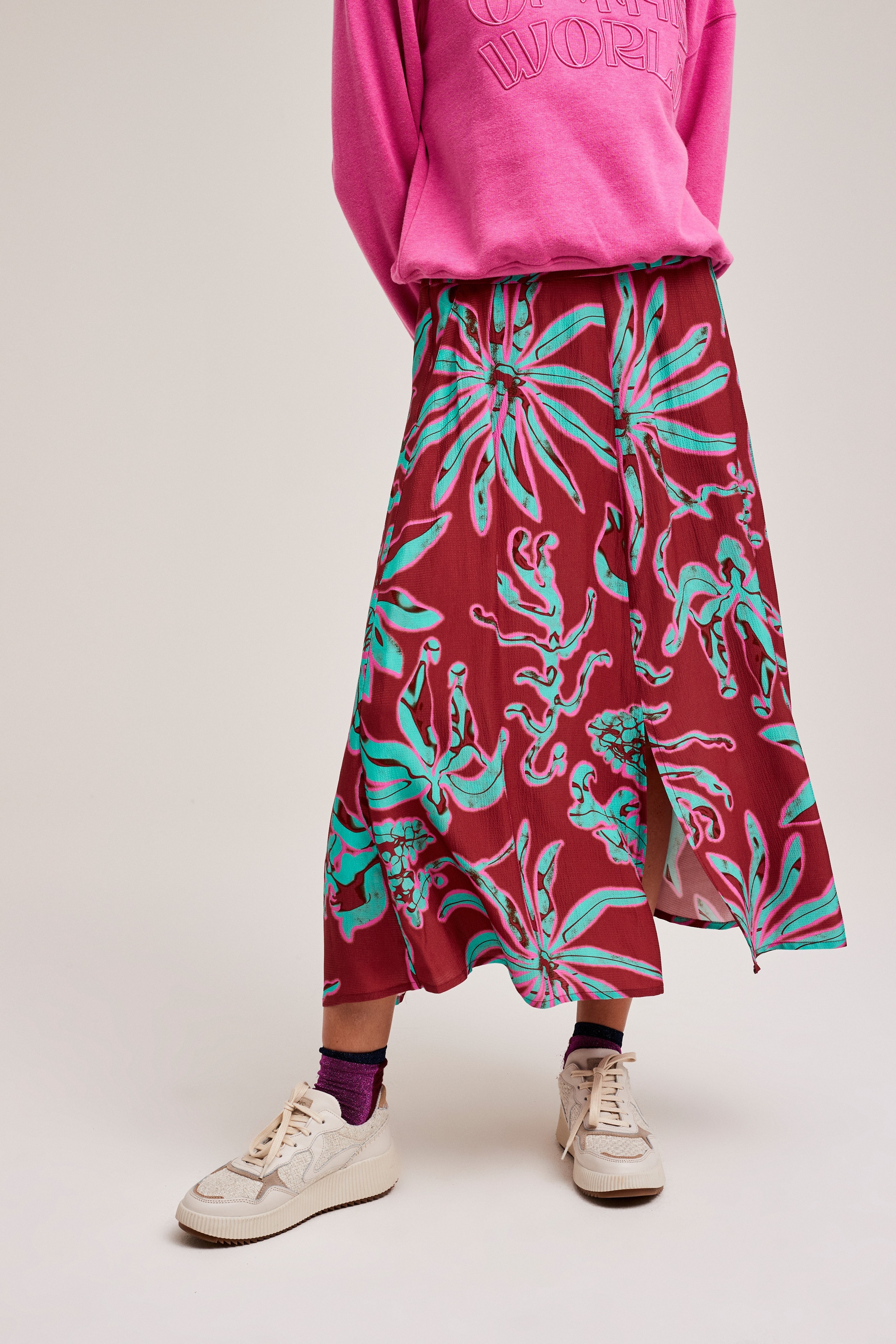 CKS Dames - SAWINA - midi skirt - multicolor