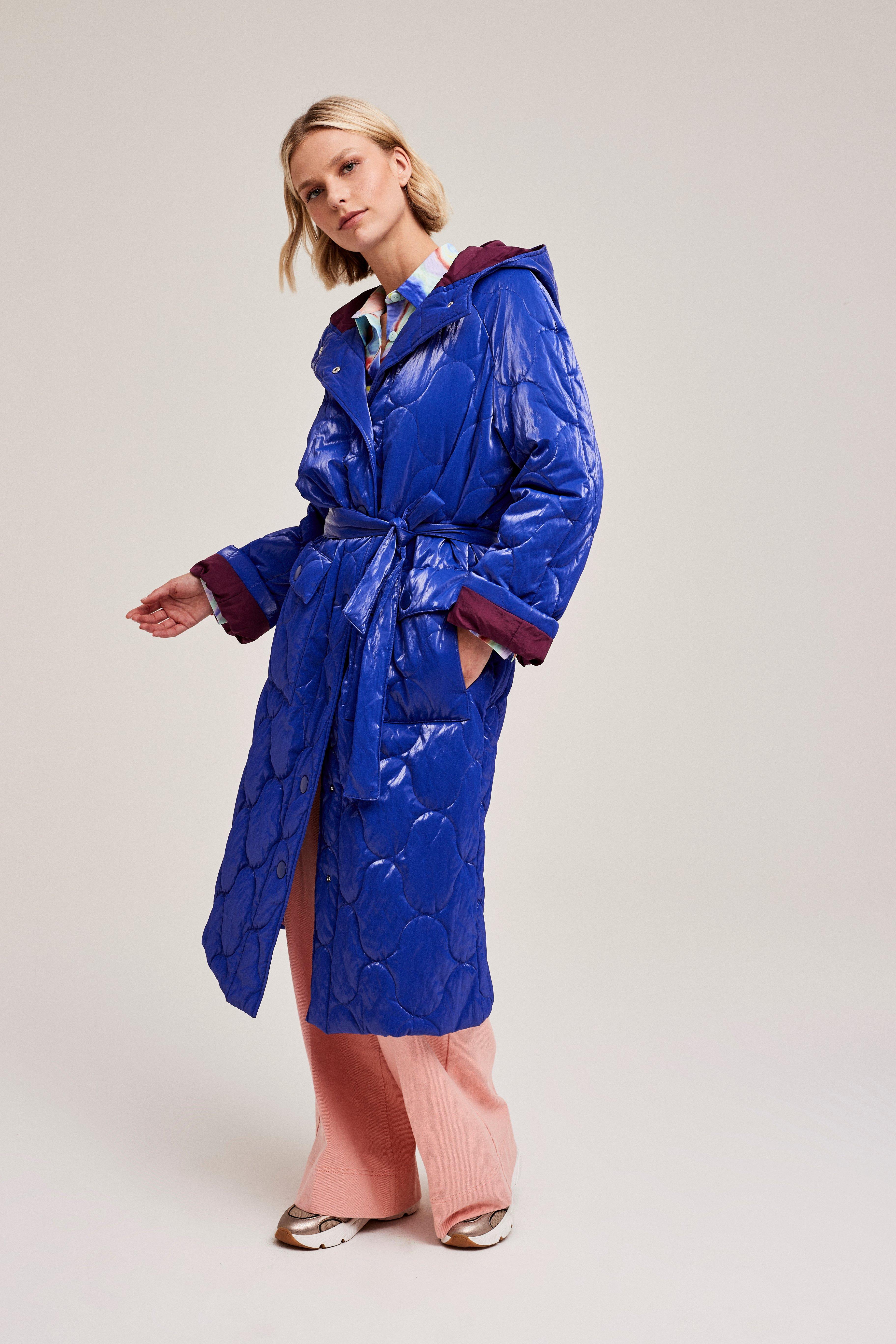 CKS Dames - COBYK - long coat - blue