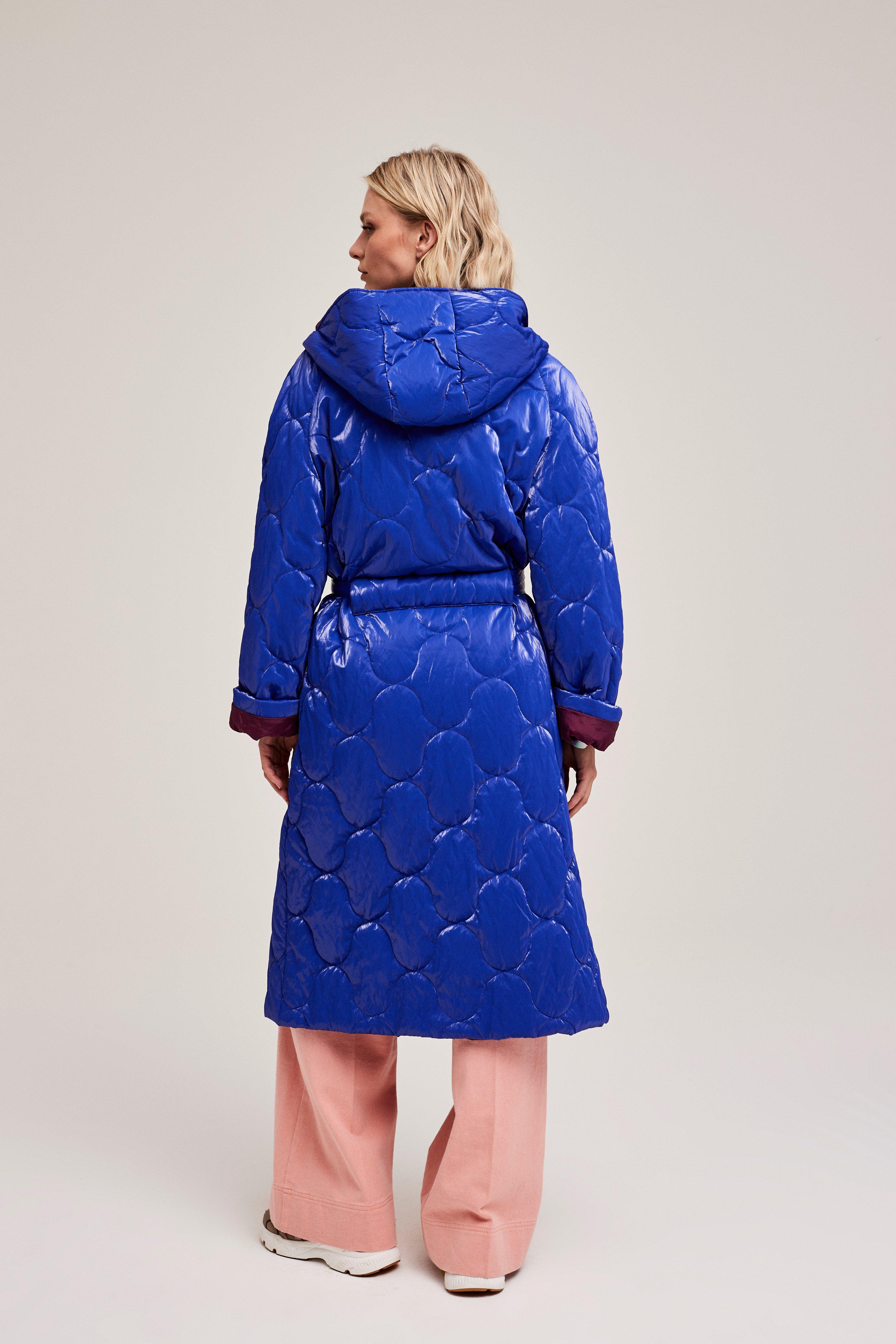 CKS Dames - COBYK - long coat - blue