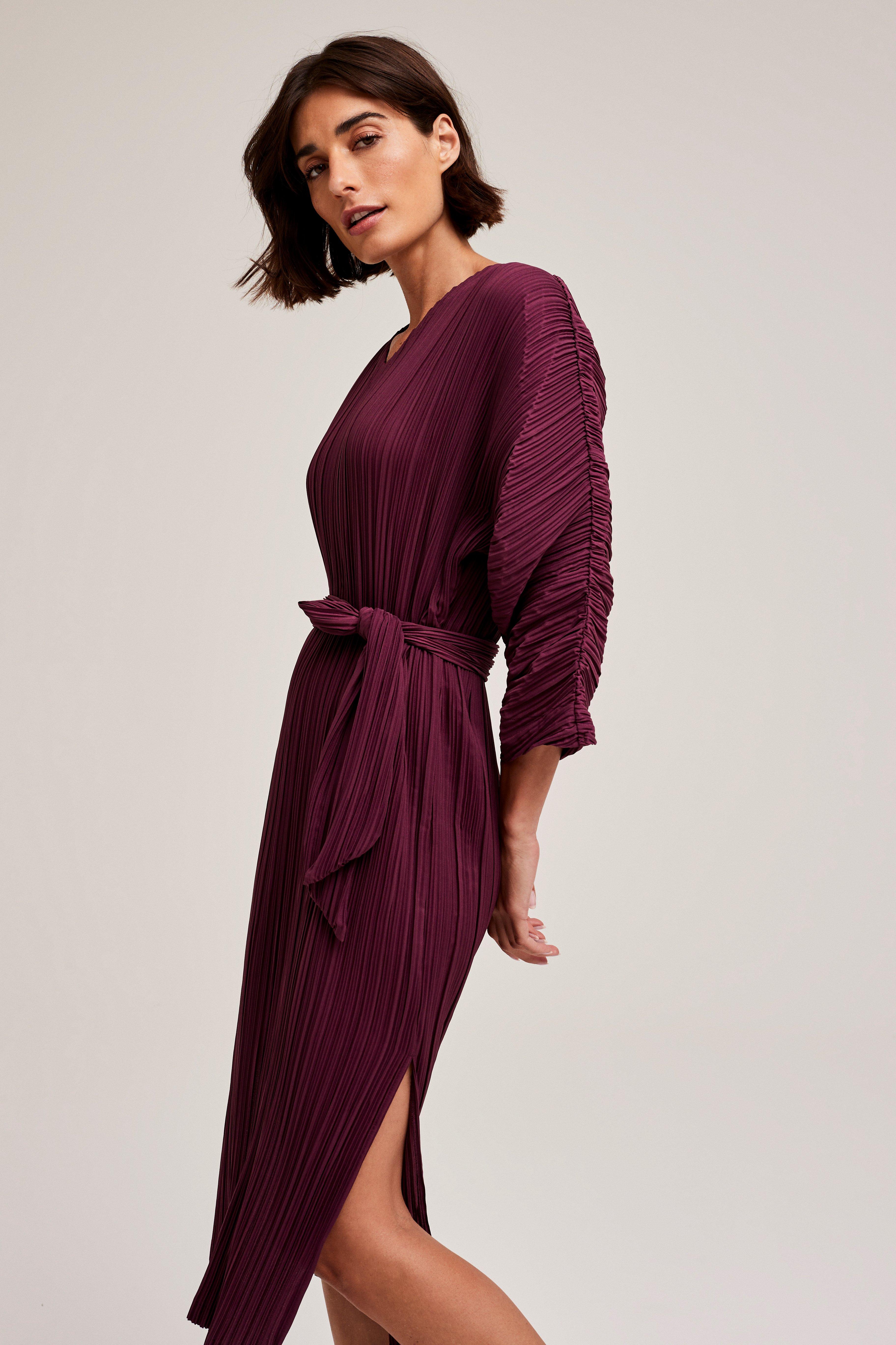 CKS Dames - DOVER - midi dress - dark red