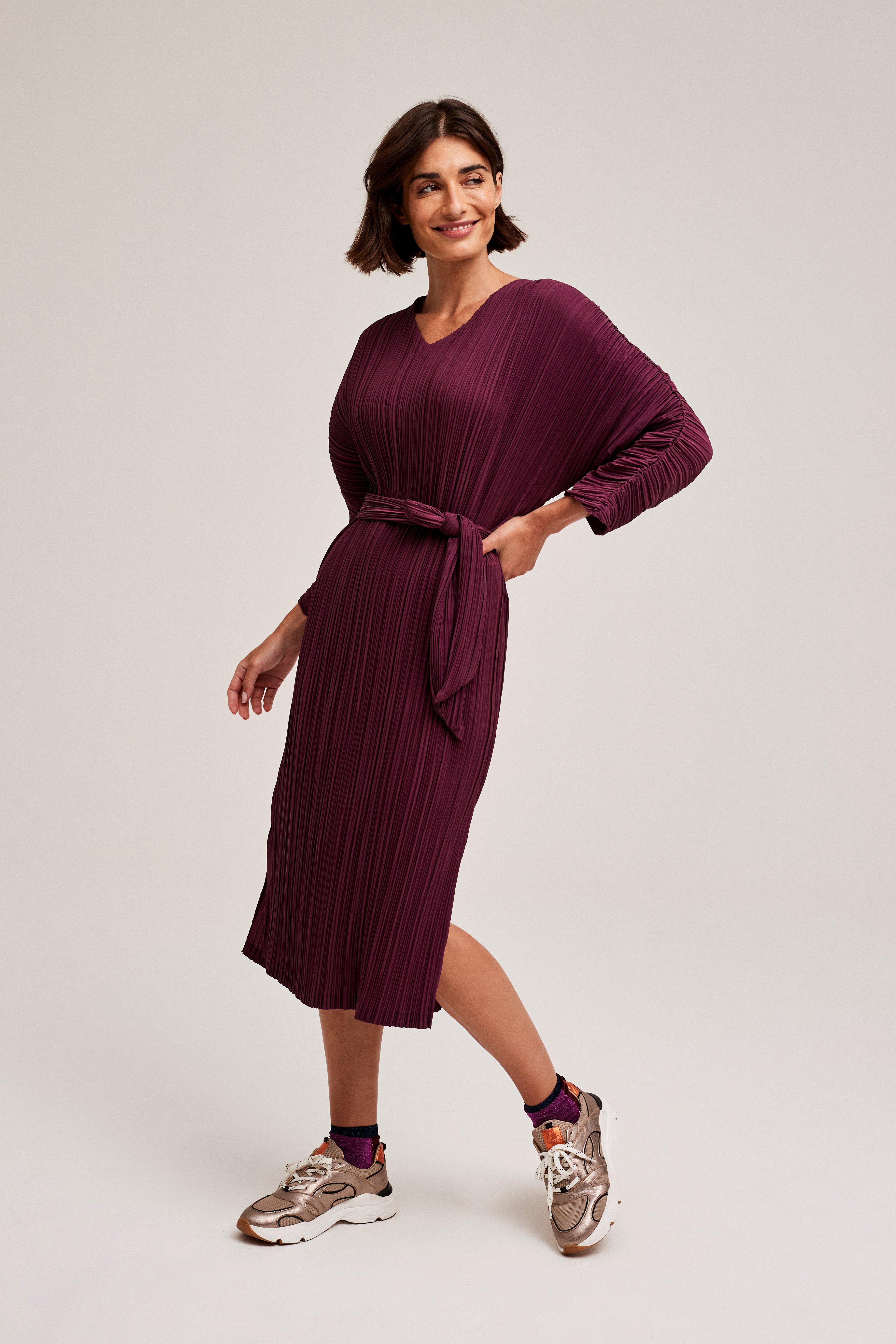 CKS Dames - DOVER - midi dress - dark red