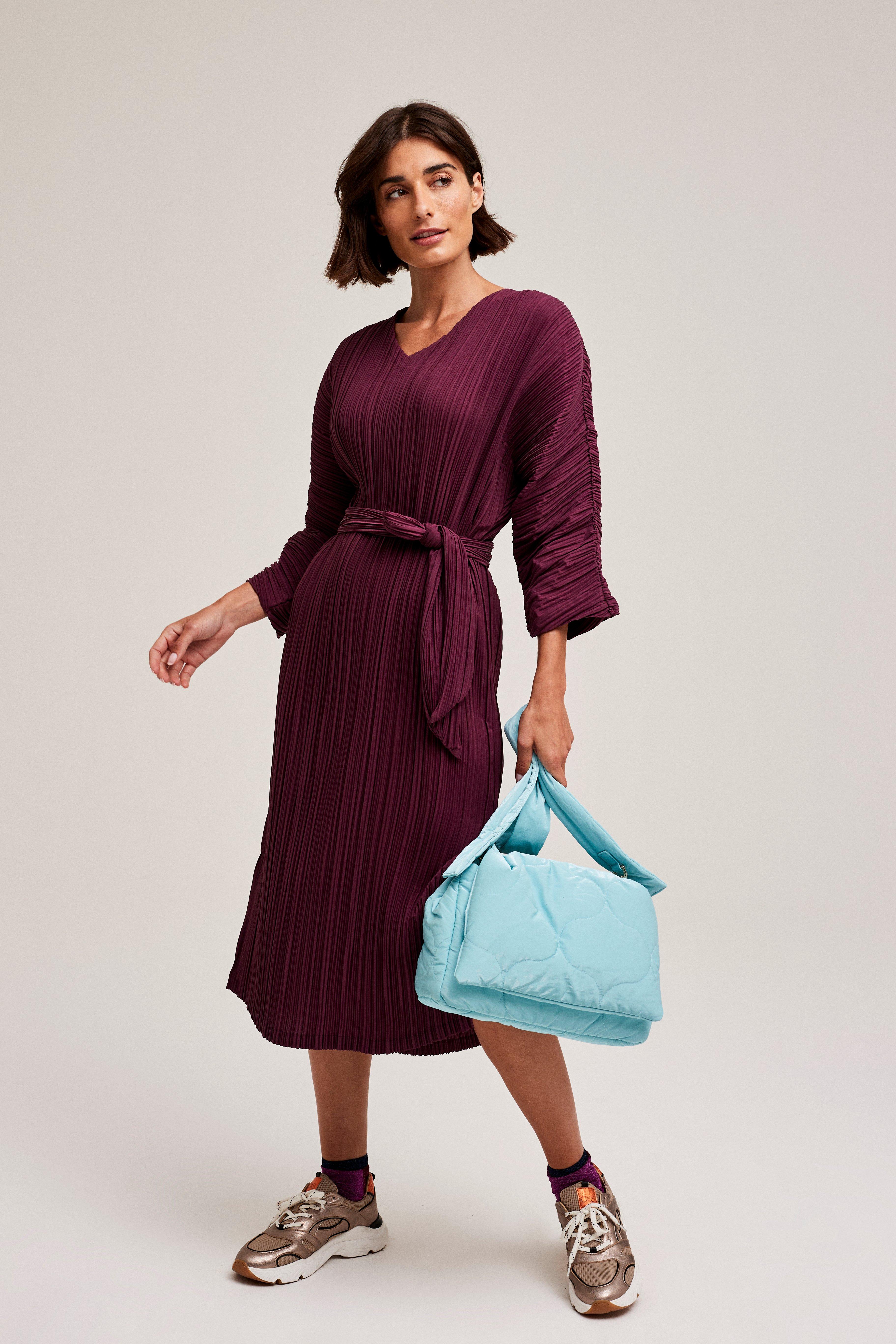 CKS Dames - DOVER - robe midi - rouge foncé