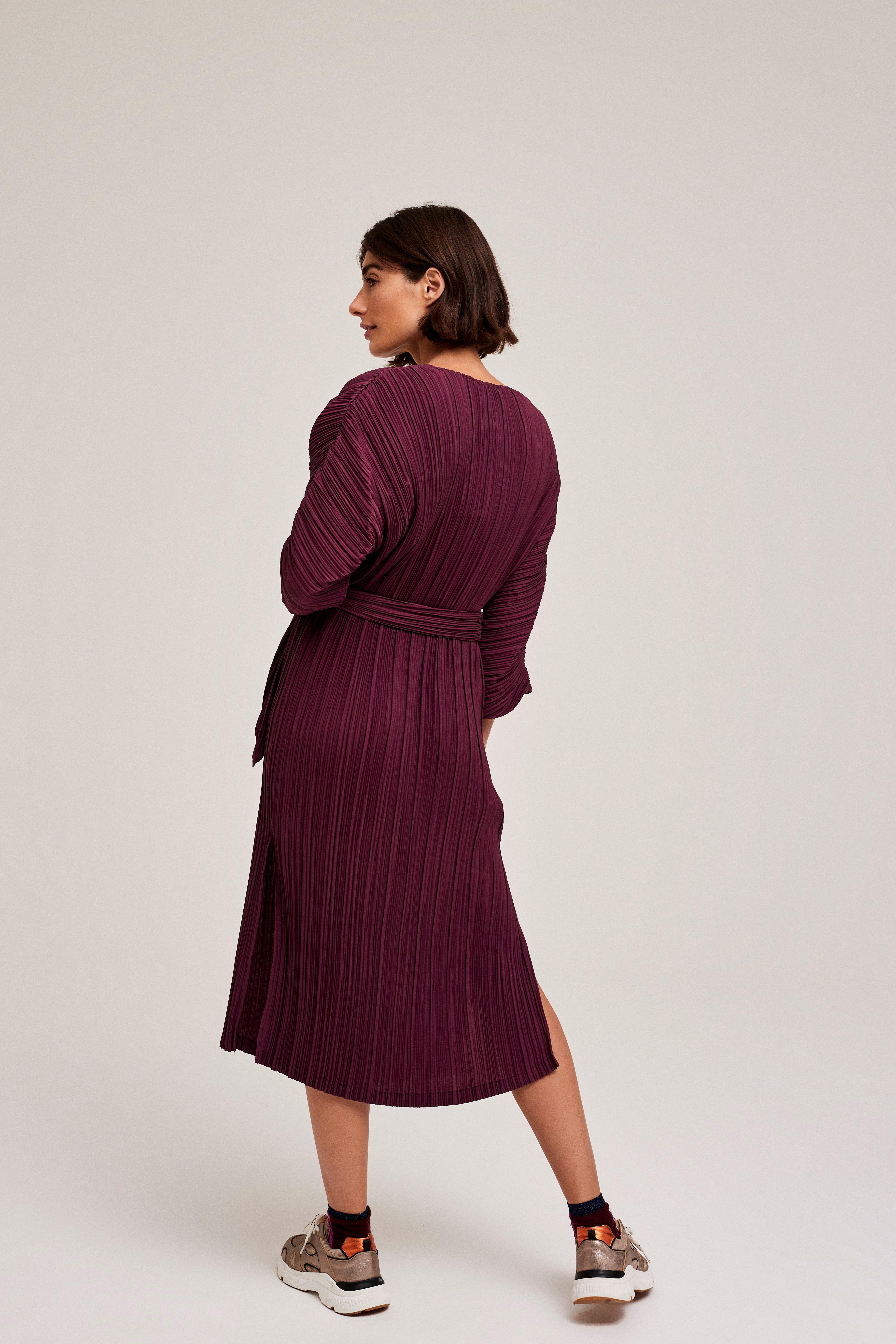 CKS Dames - DOVER - midi dress - dark red