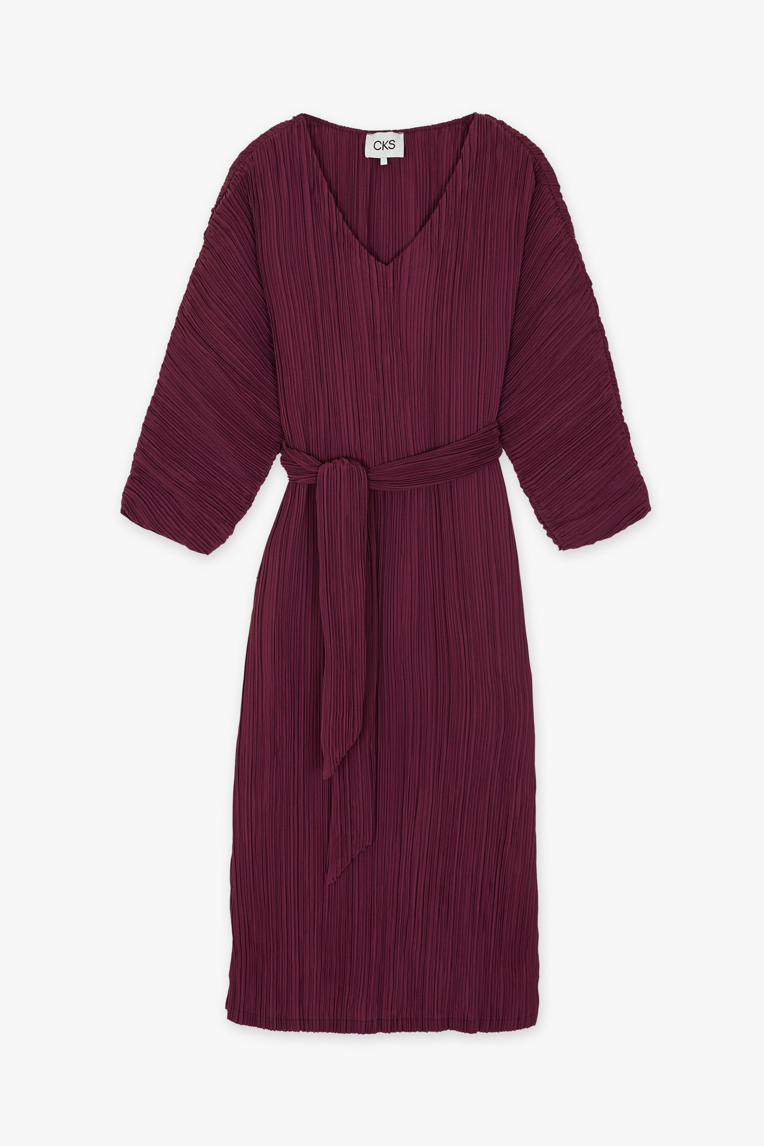 CKS Dames - DOVER - midi dress - dark red