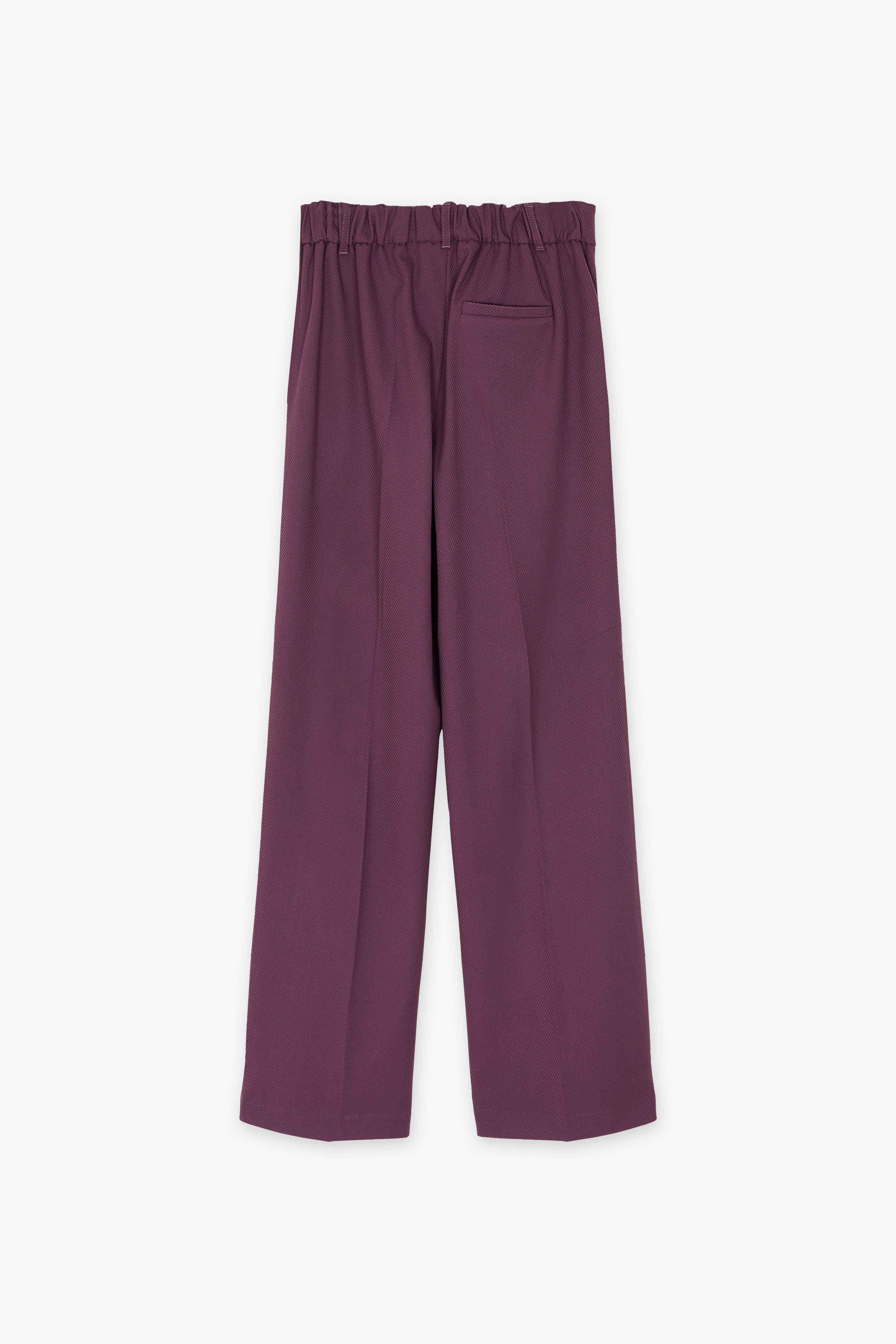 CKS Dames - TARANTOS - pantalon long - rouge foncé