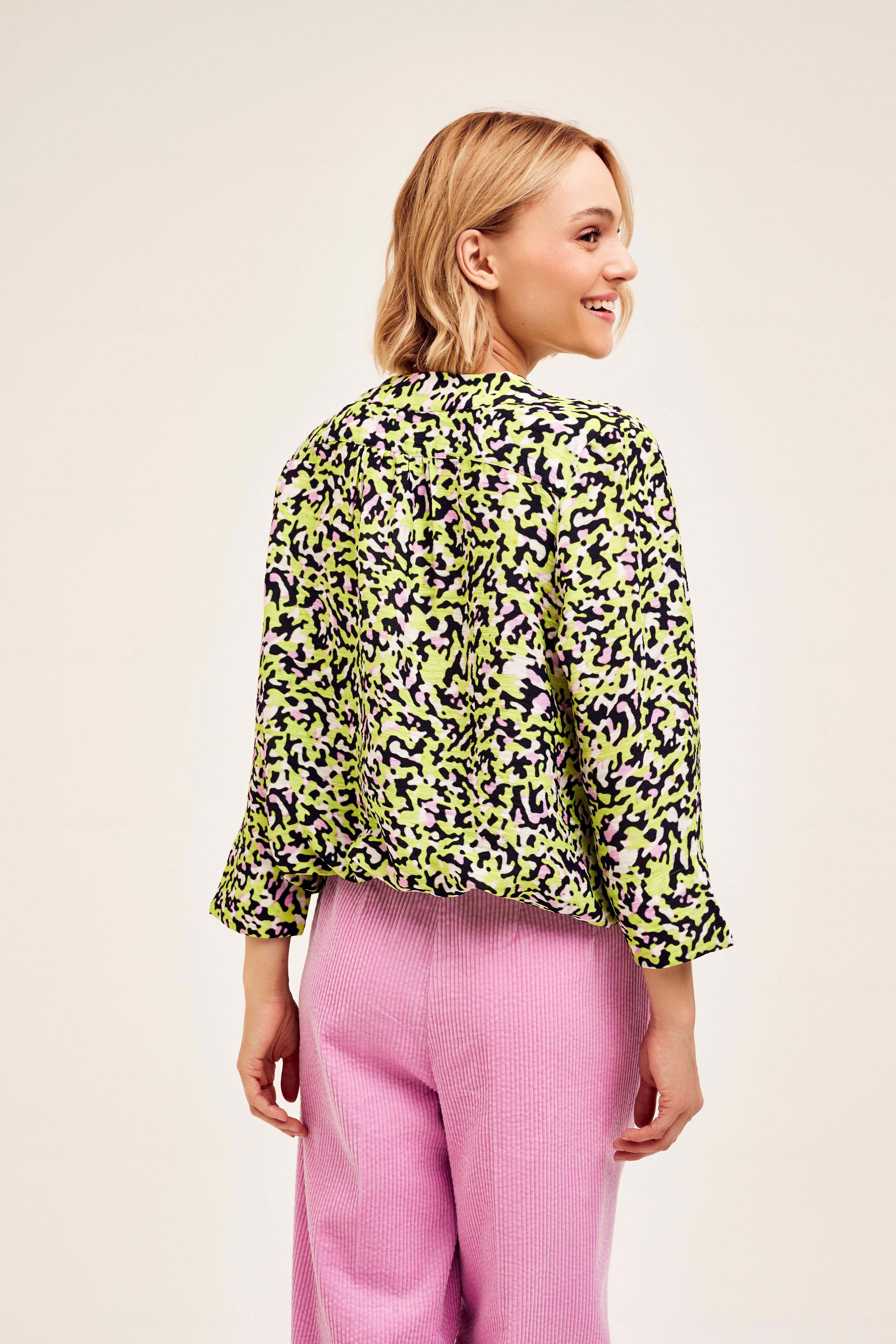 CKS Dames - LAREDINO - Bluse Kurze Ärmel - Mehrfarbig