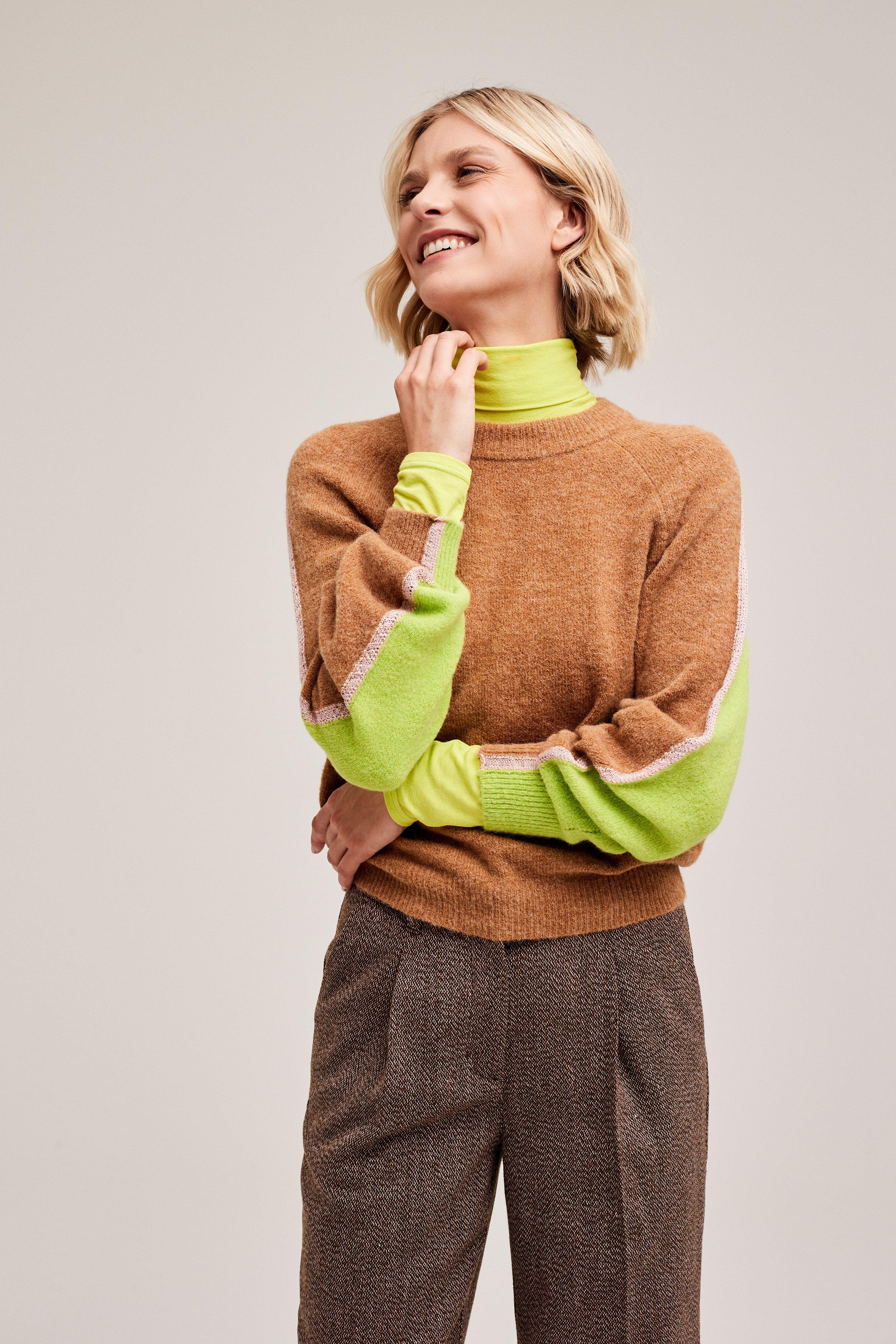 CKS Dames - PAD - Pullover - Hellbraun