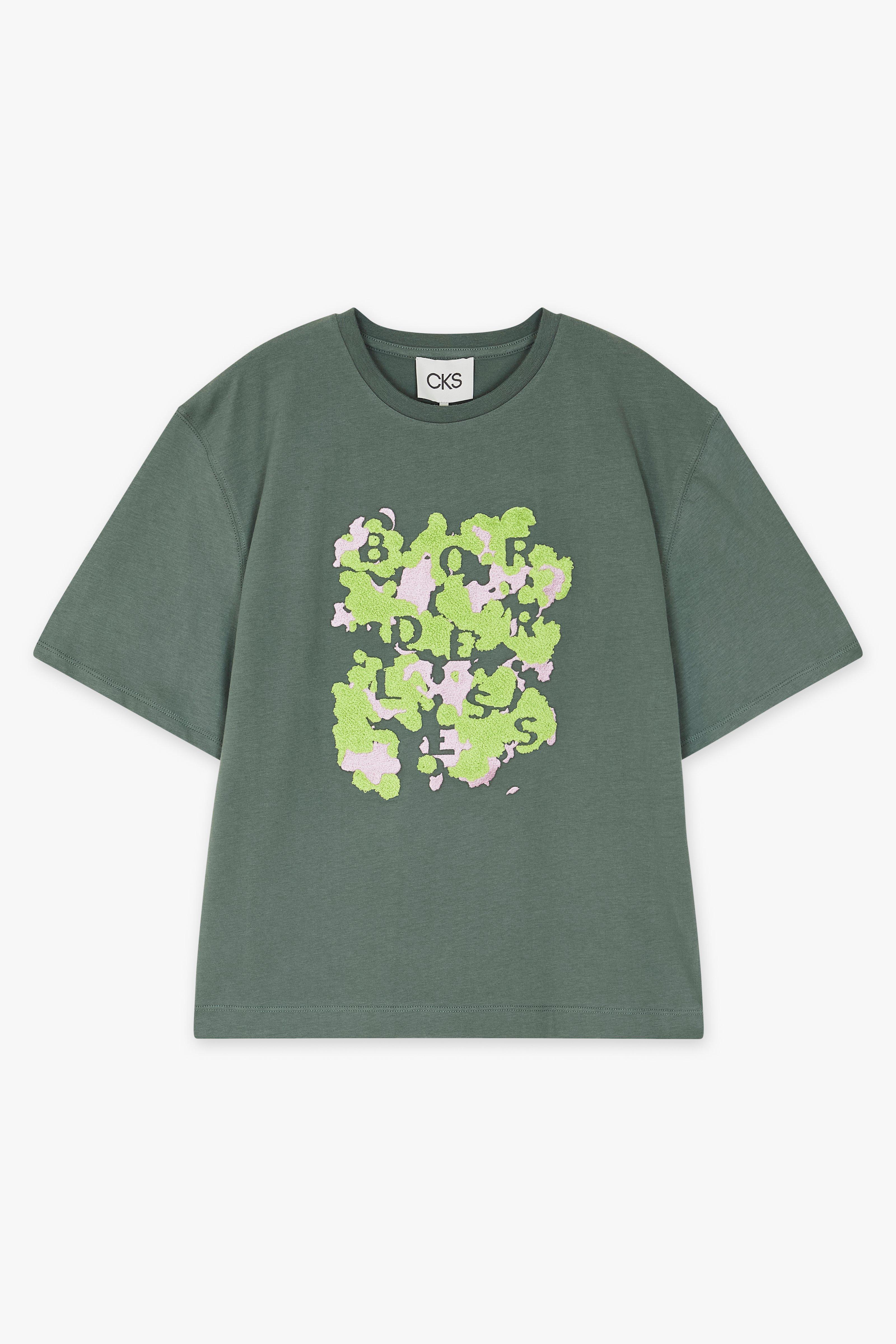CKS Dames - SARIA - t-shirt short sleeves - dark green