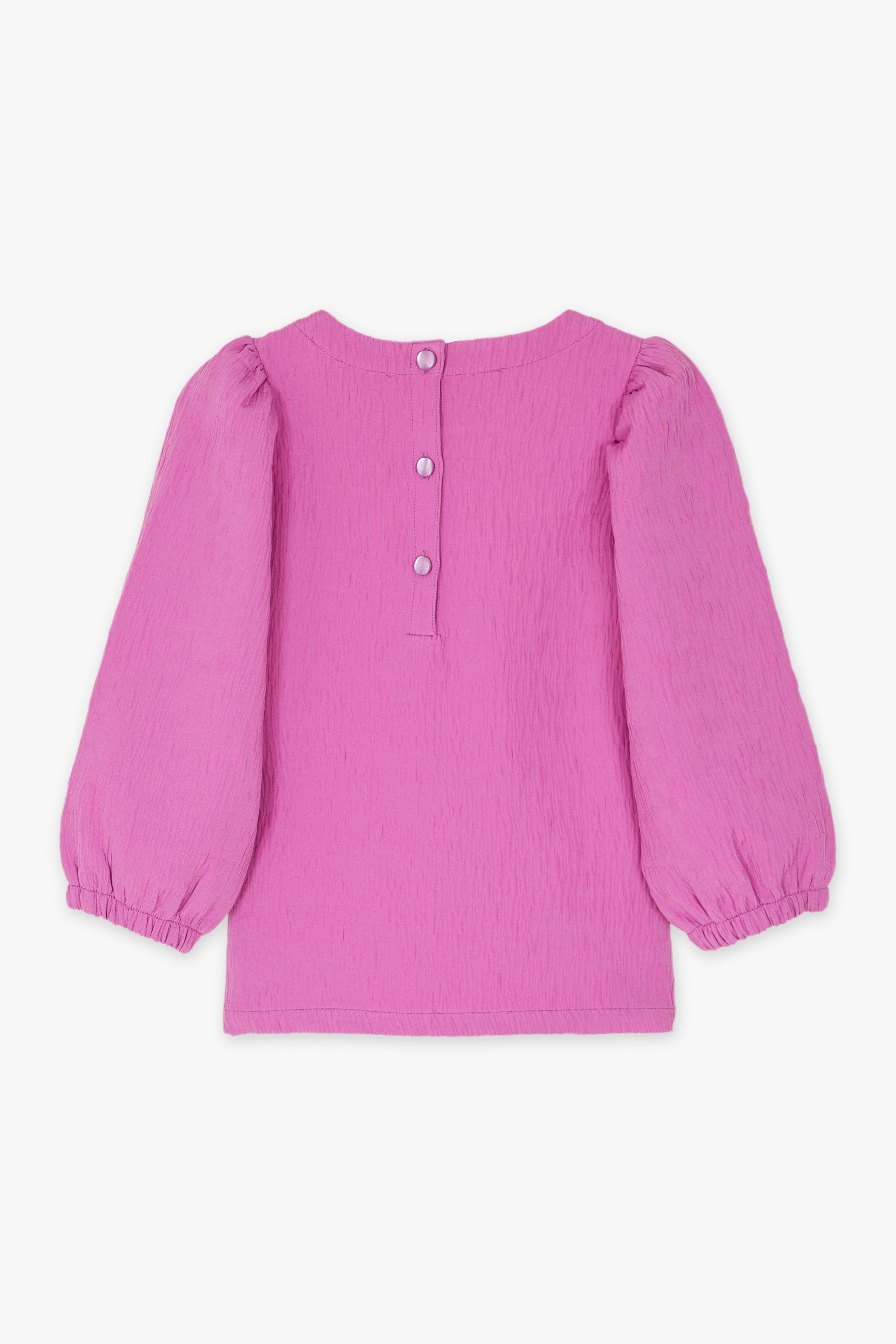 CKS Dames - WULAN - Bluse Kurze &Auml;rmel - Dunkelrot