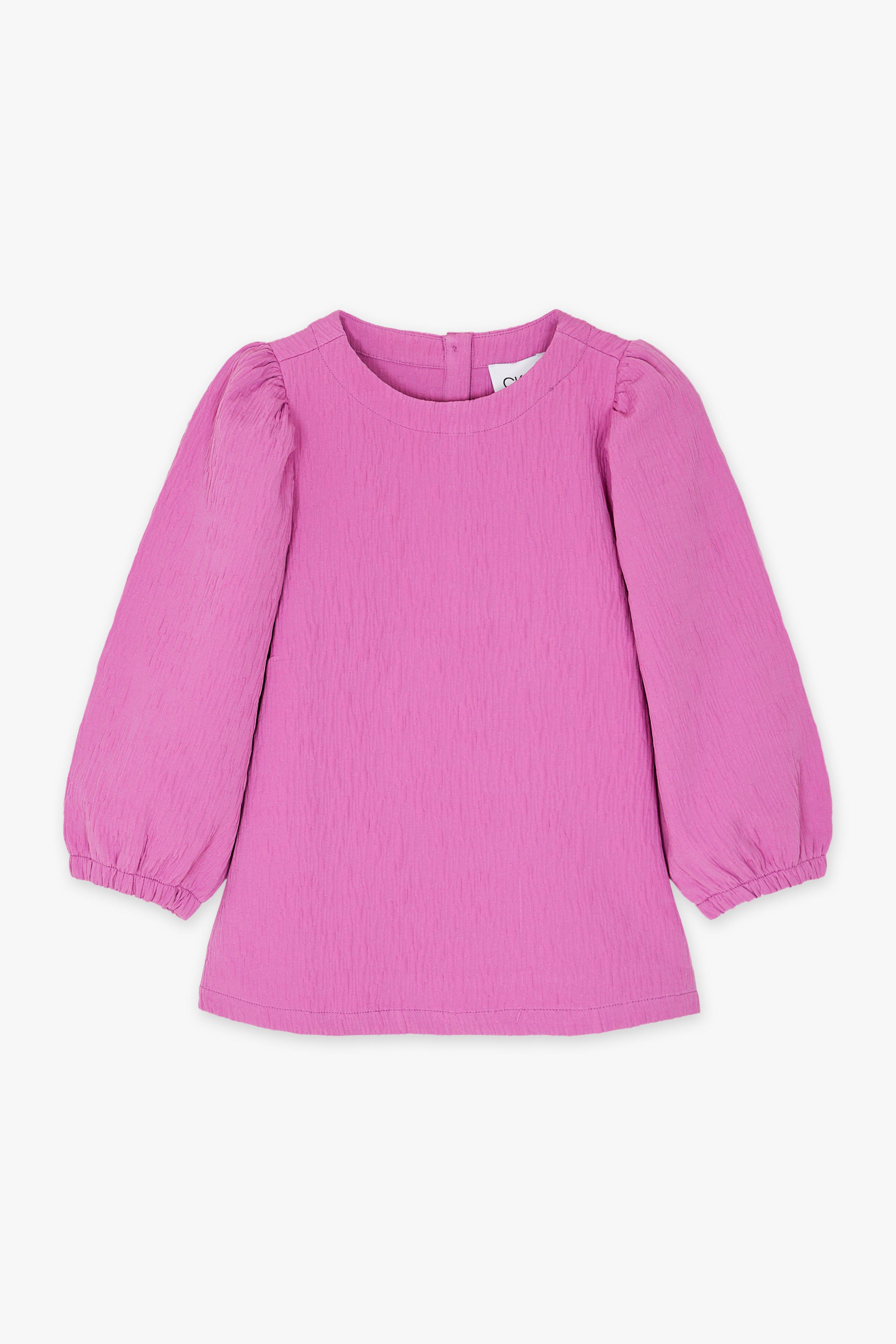 CKS Dames - WULAN - blouse korte mouwen - donkerrood