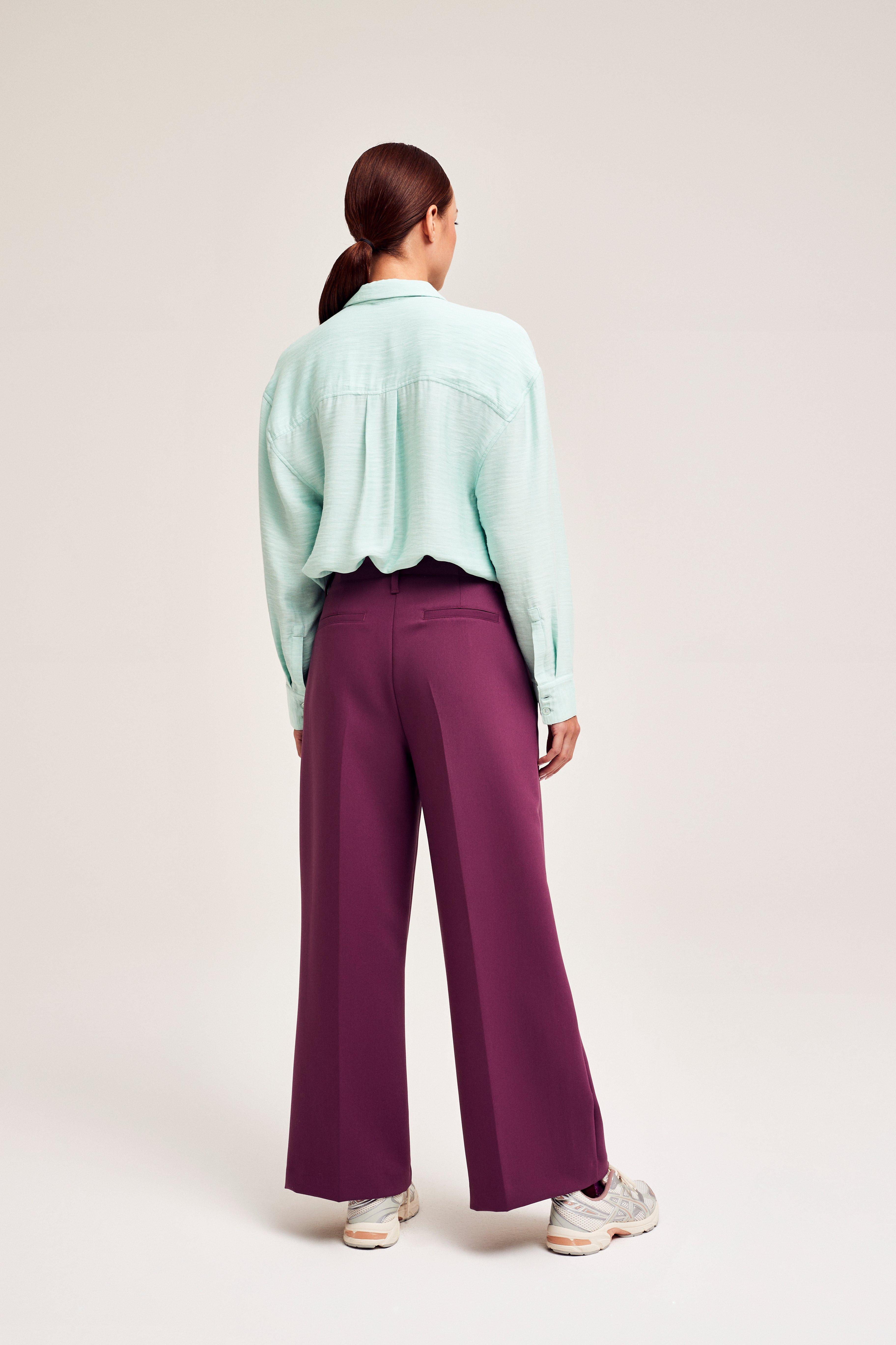 CKS Dames - MODO - ankle trousers - dark red
