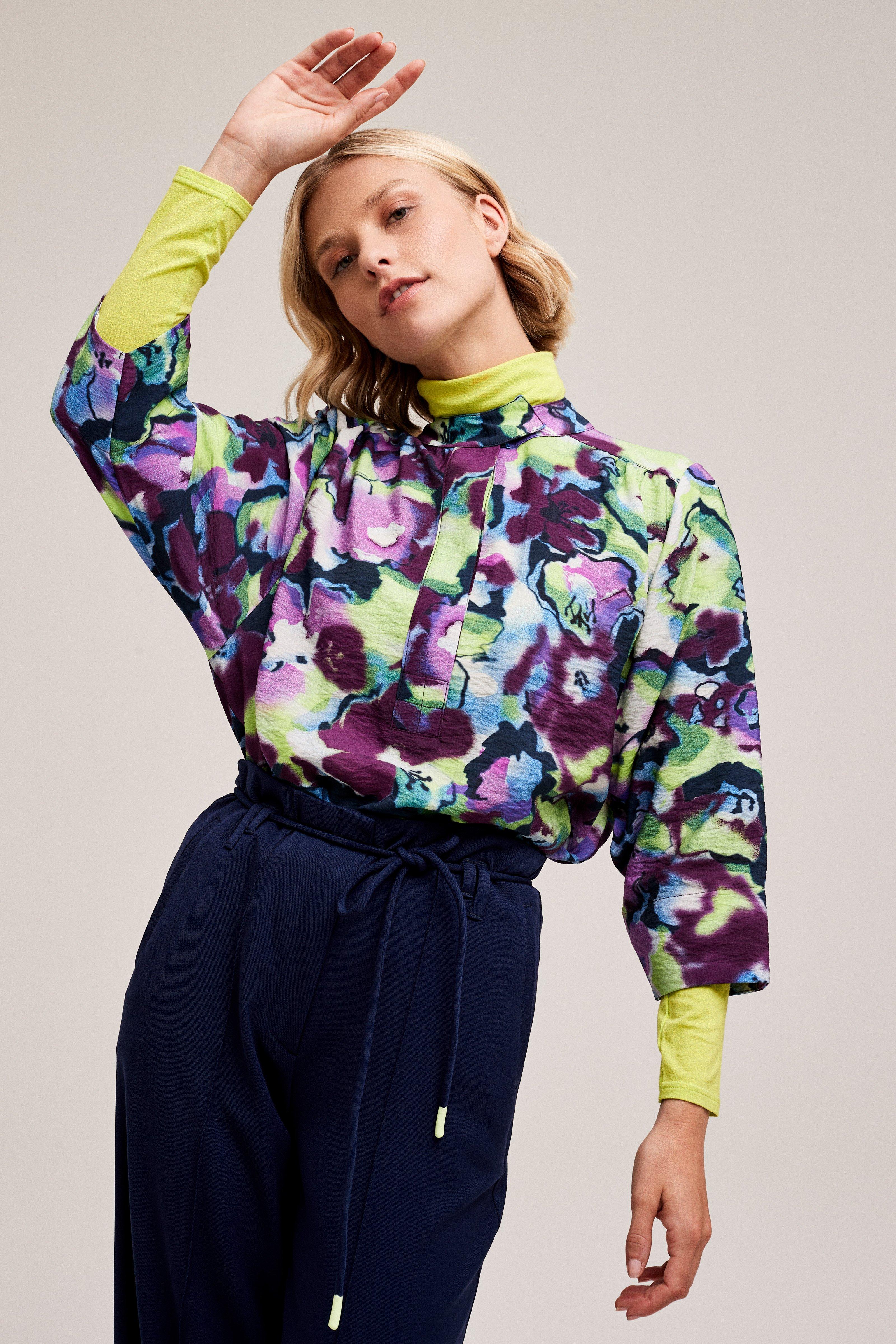 CKS Dames - LAREDO - blouse short sleeves - multicolor