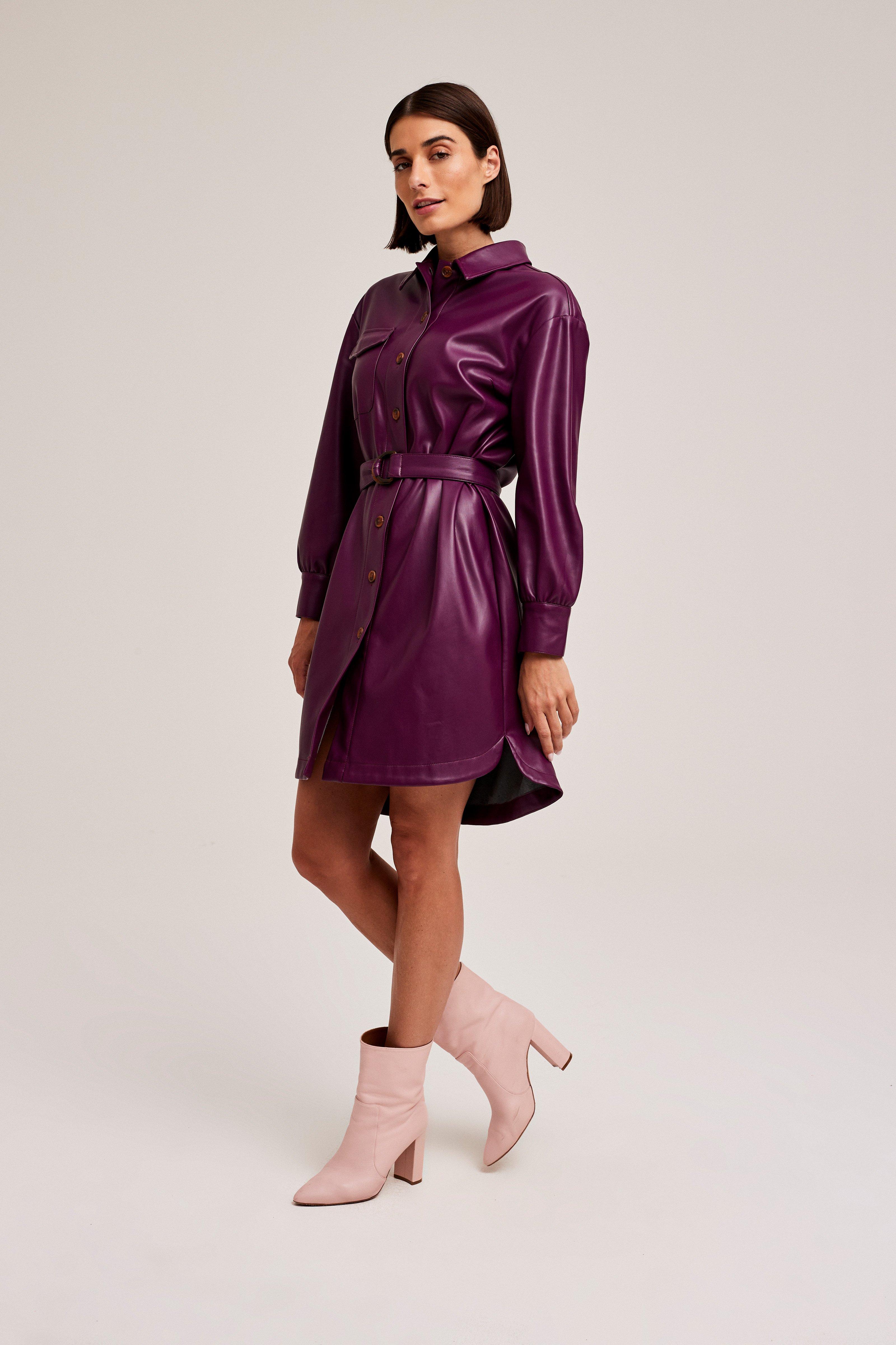 CKS Dames - DEANS - robe courte - rouge foncé