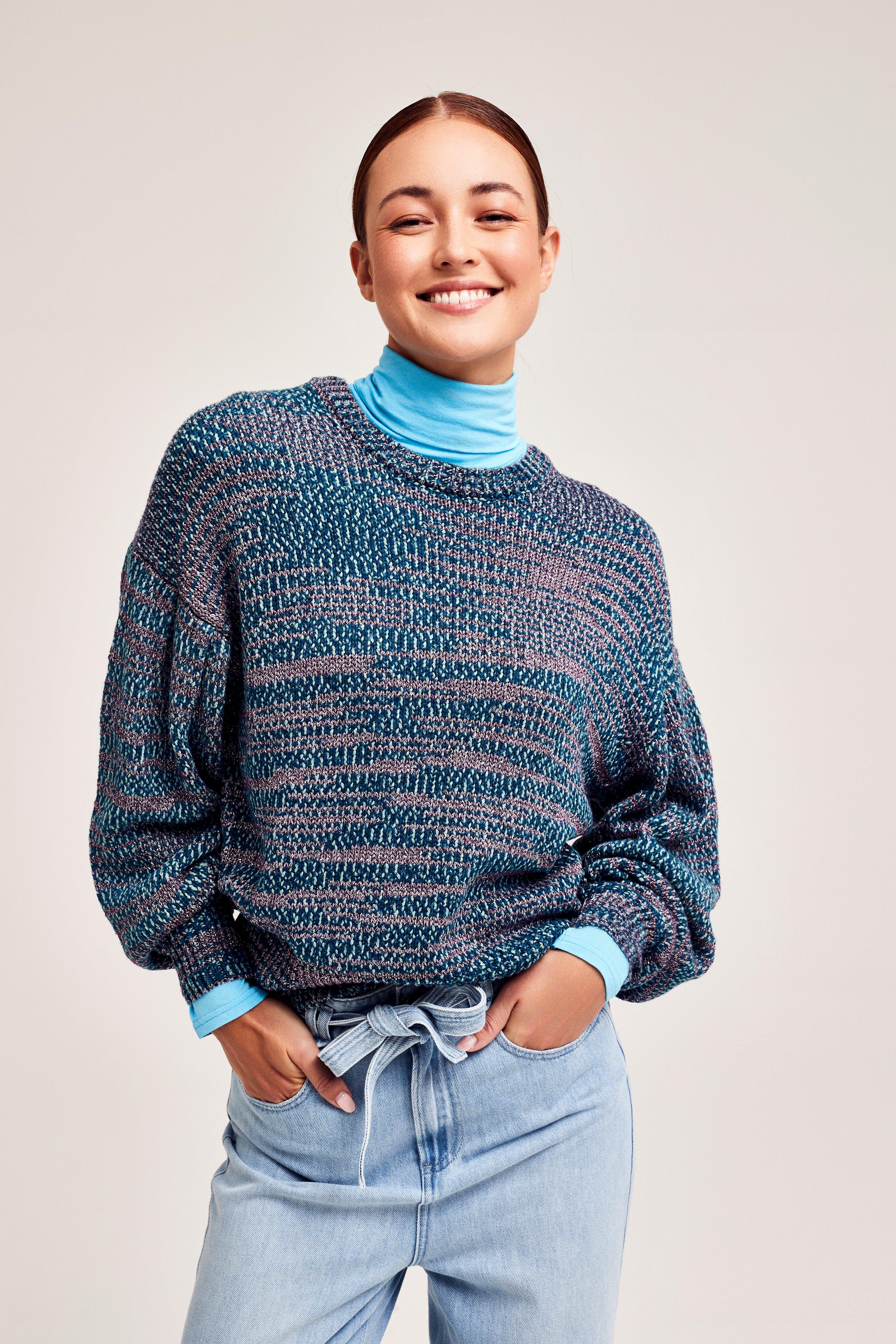 CKS Dames - PENROSE - pullover - bleu foncé