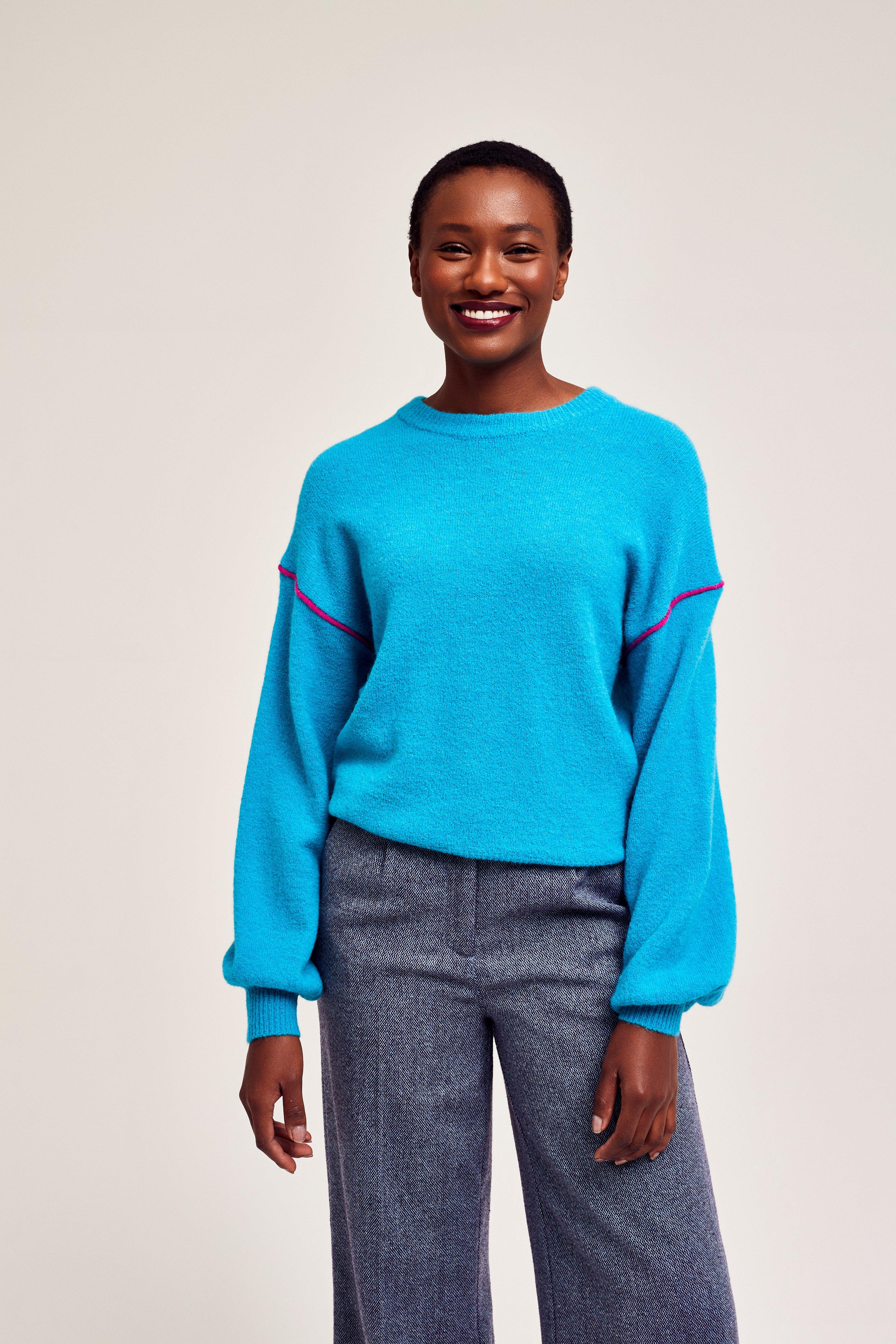 CKS Dames - PRELU - pullover - light blue