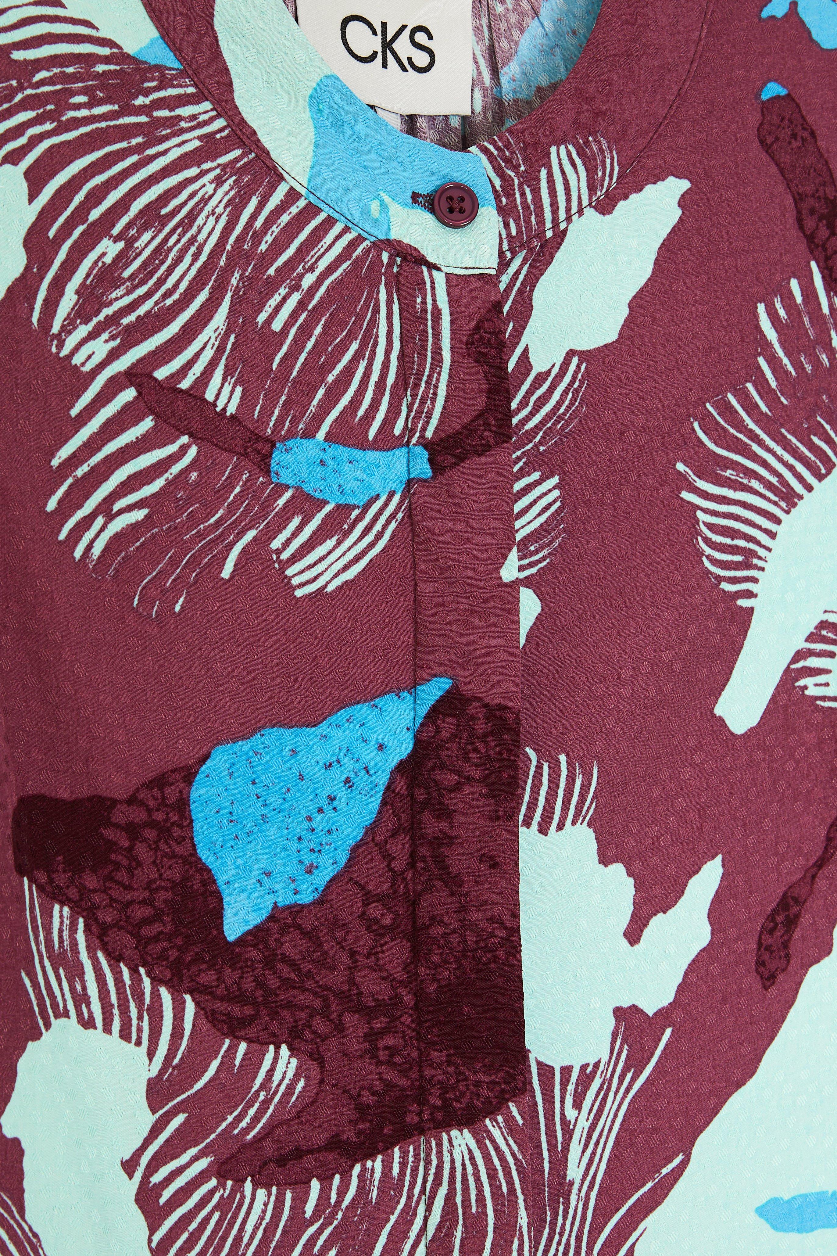 CKS Dames - ROSALINE - Bluse Kurze Ärmel - Mehrfarbig