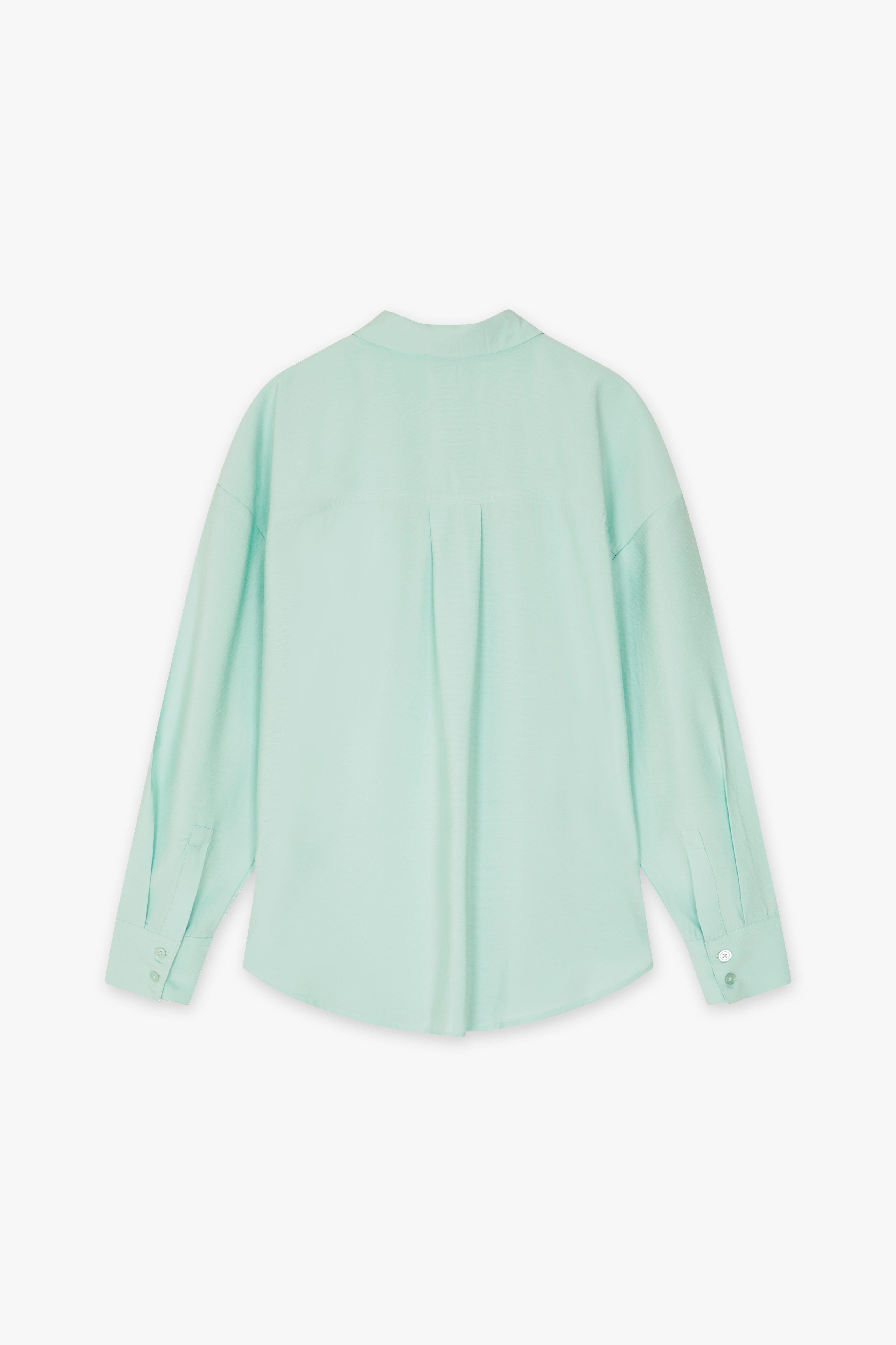 CKS Dames - RUTTEN - blouse short sleeves - light blue