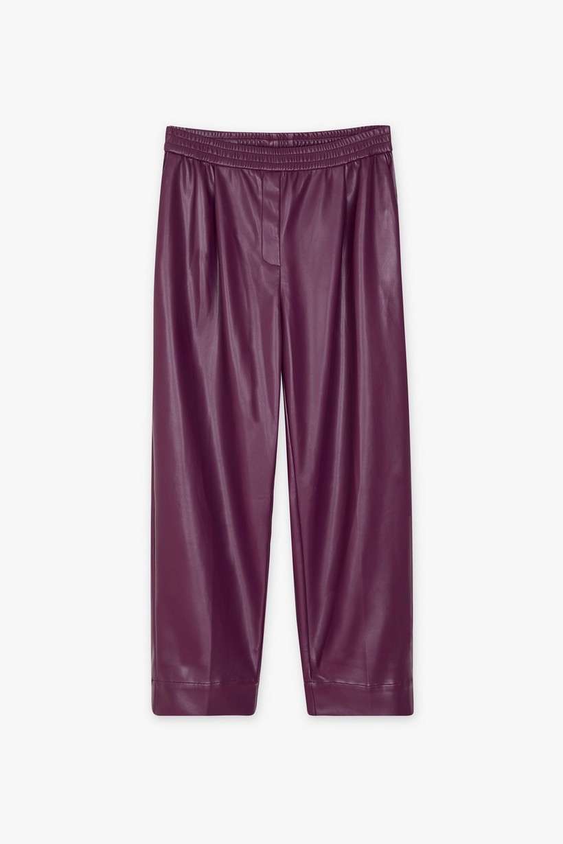 CKS Dames - SAGES - ankle trousers - dark red