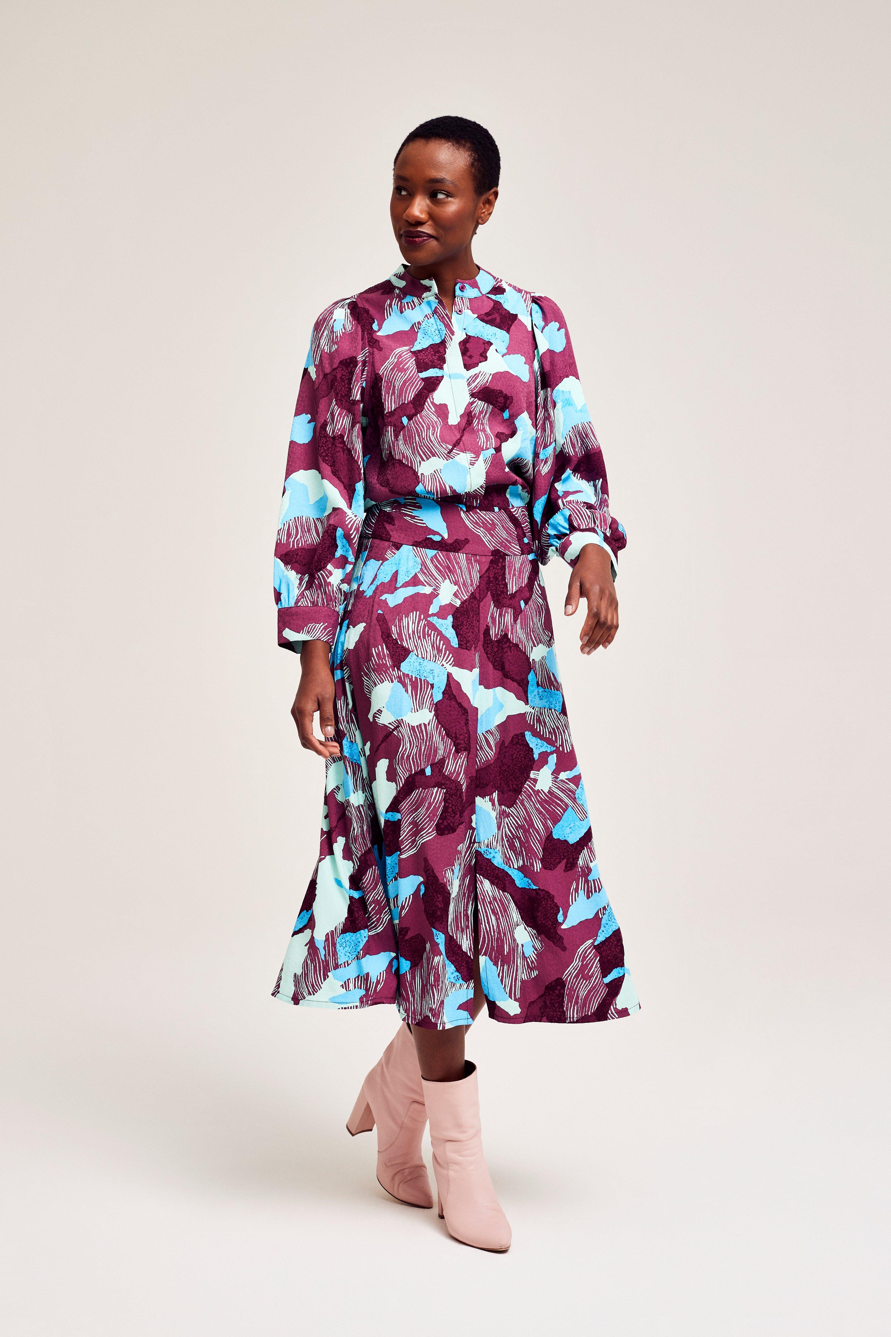 CKS Dames - SAWINA - midi skirt - multicolor