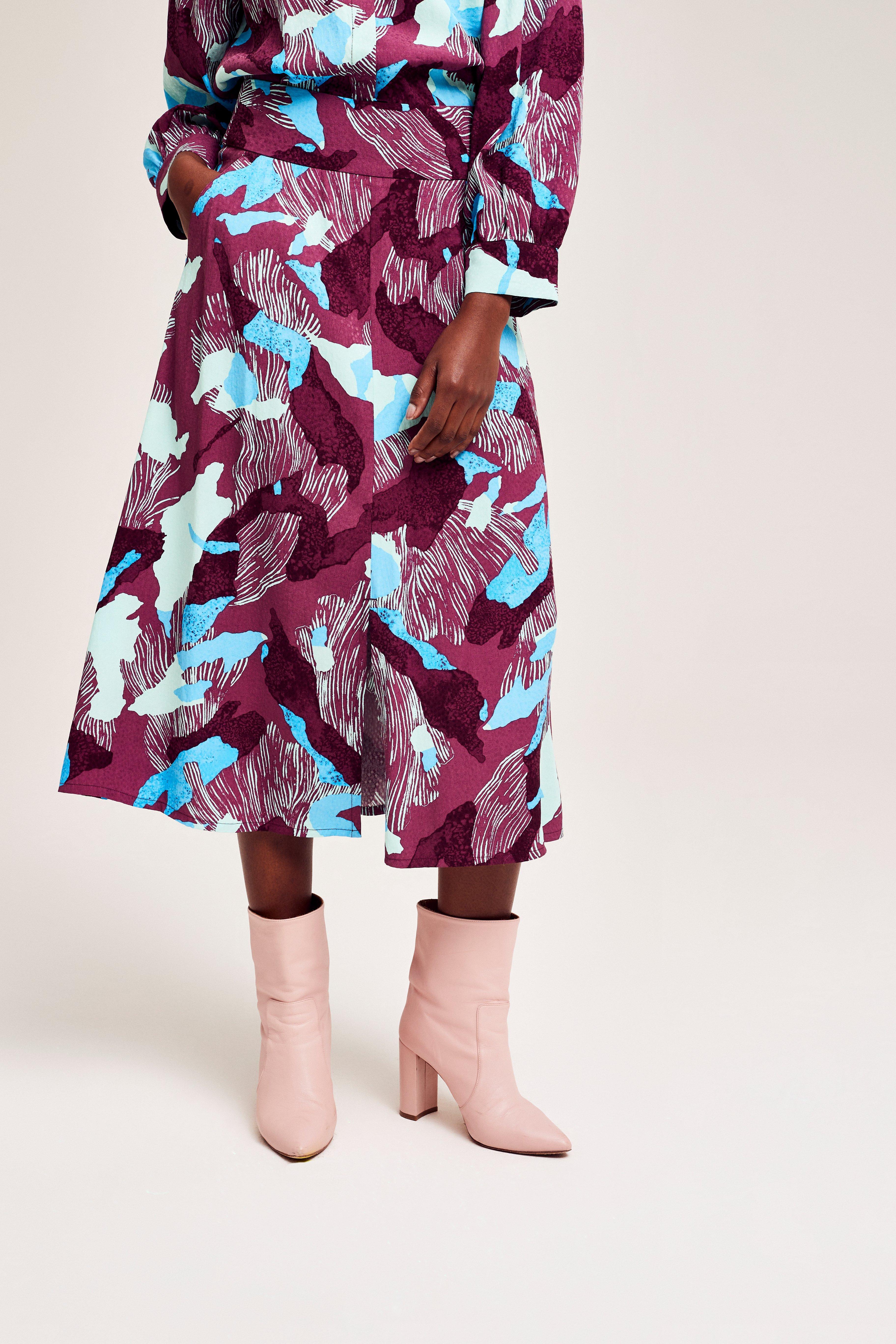 CKS Dames - SAWINA - midi skirt - multicolor