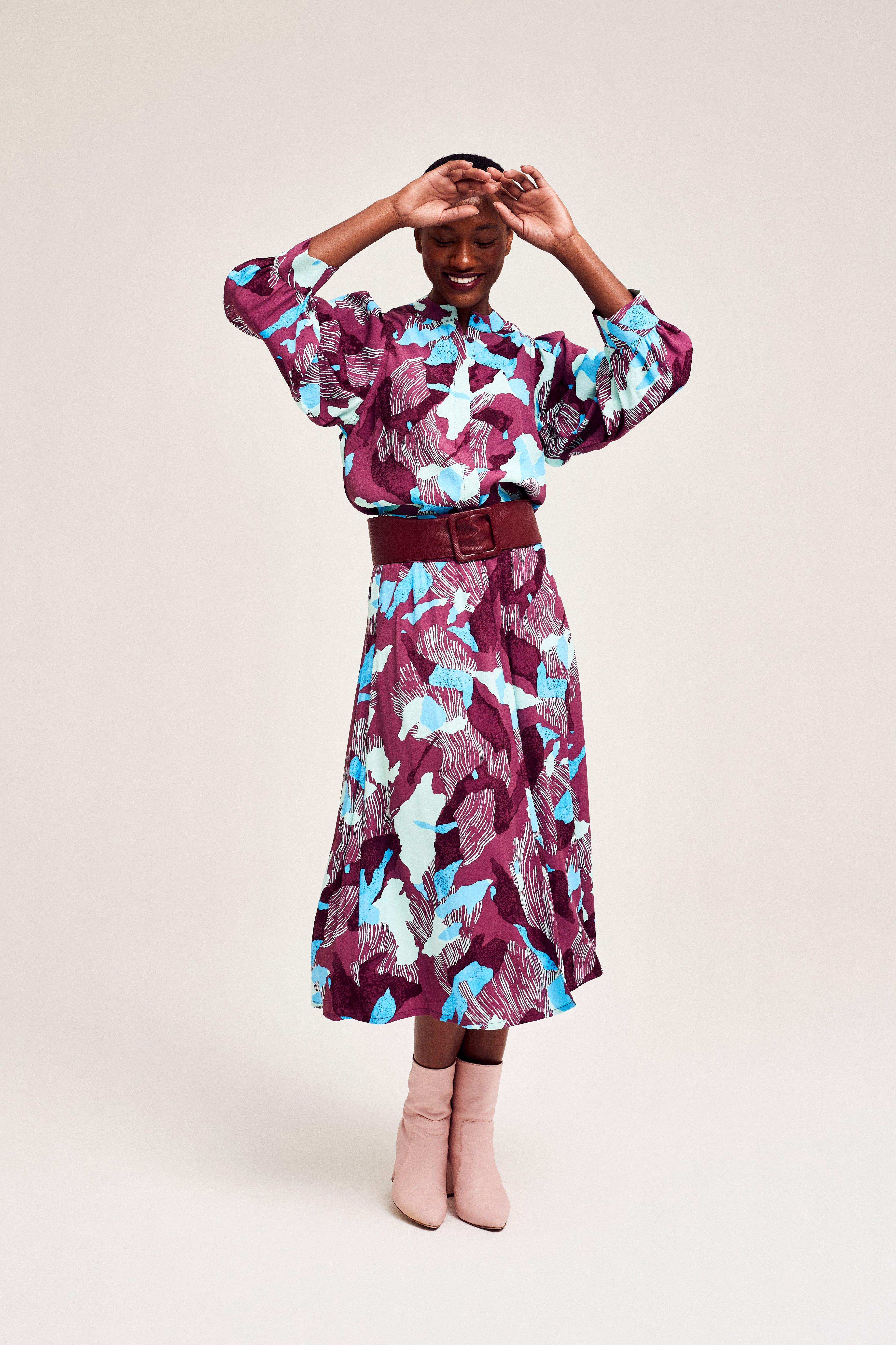 CKS Dames - SAWINA - midi skirt - multicolor