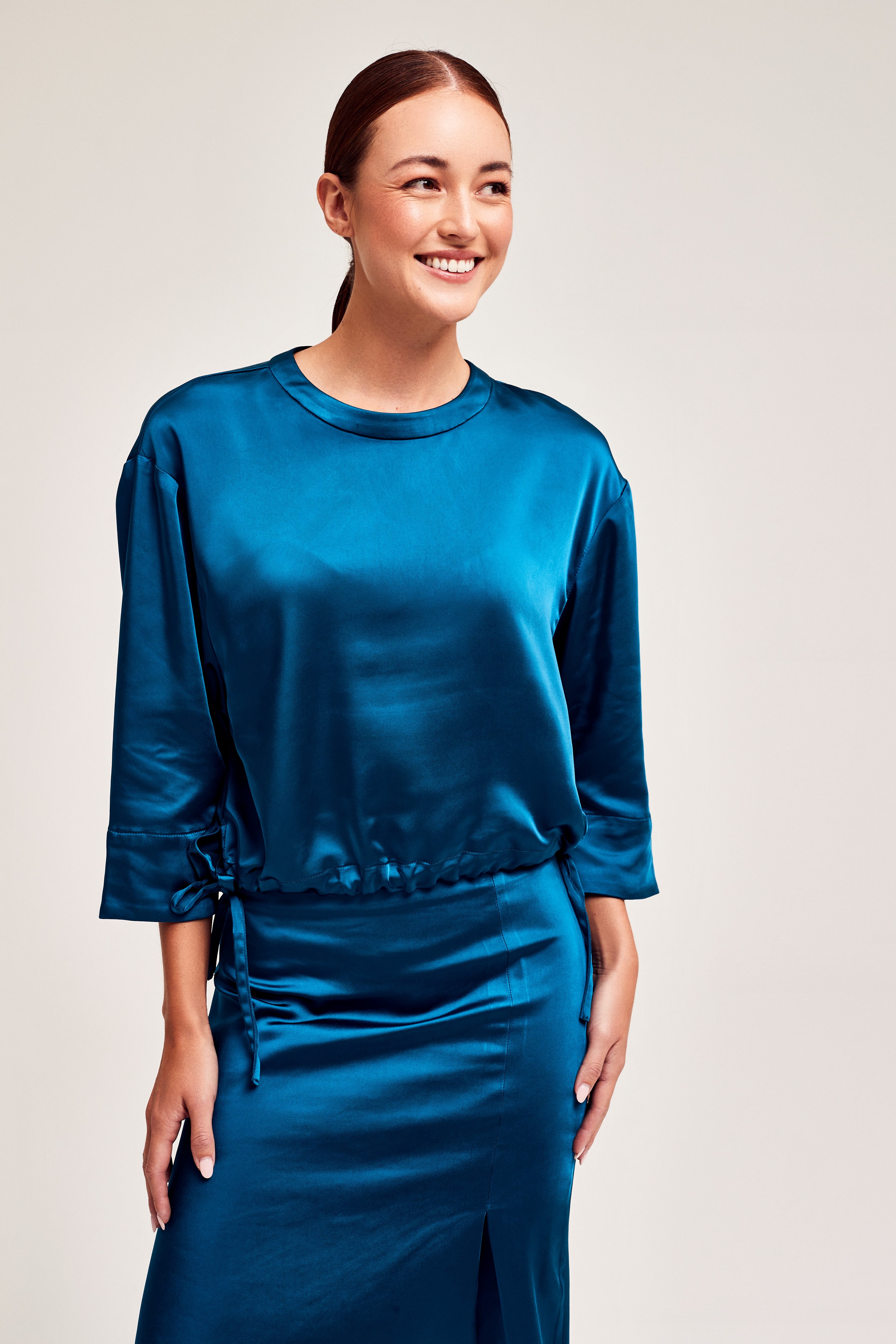 CKS Dames - SAYA - blouse short sleeves - dark blue