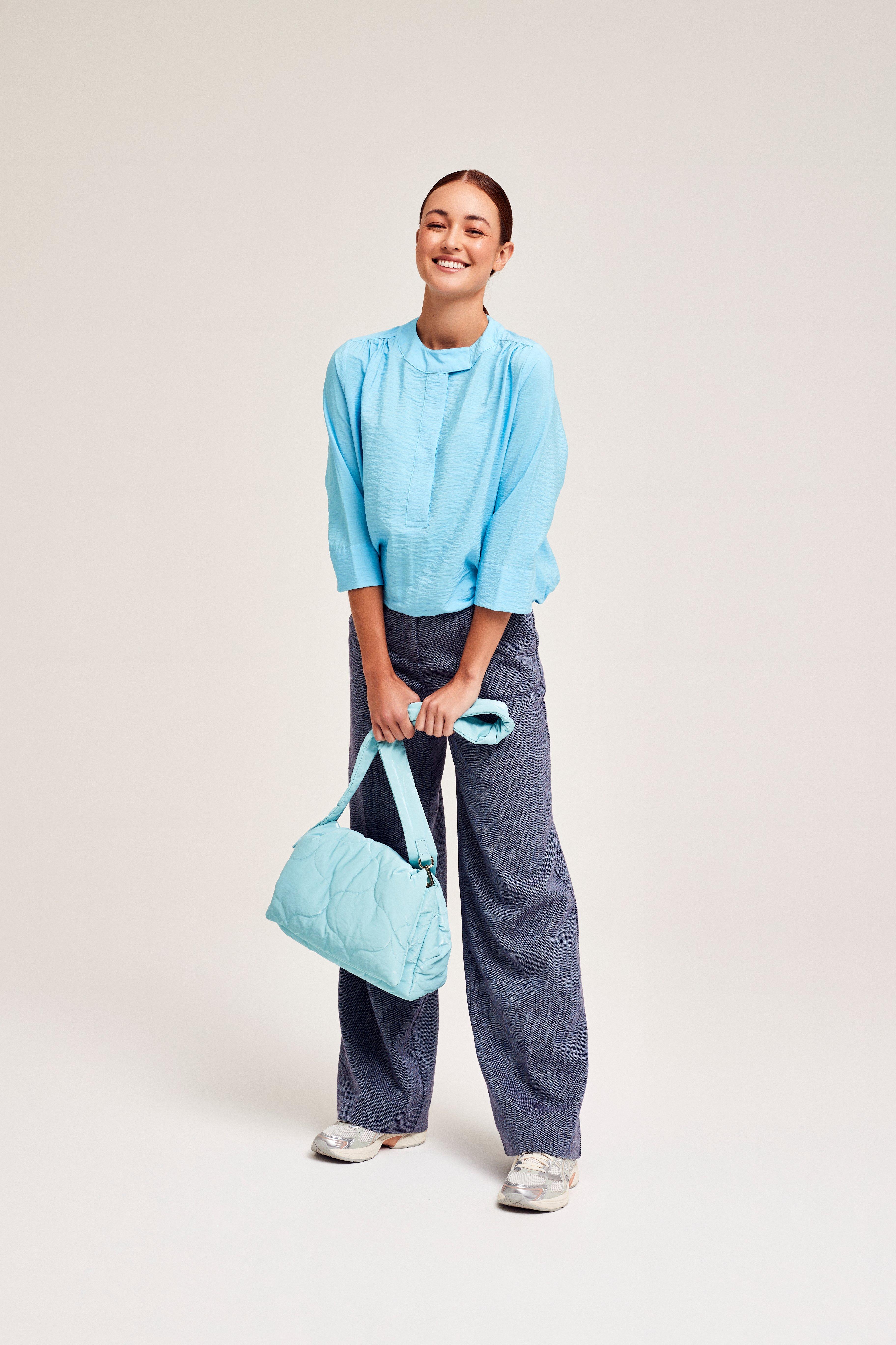 CKS Dames - LAREDINO - blouse short sleeves - light blue