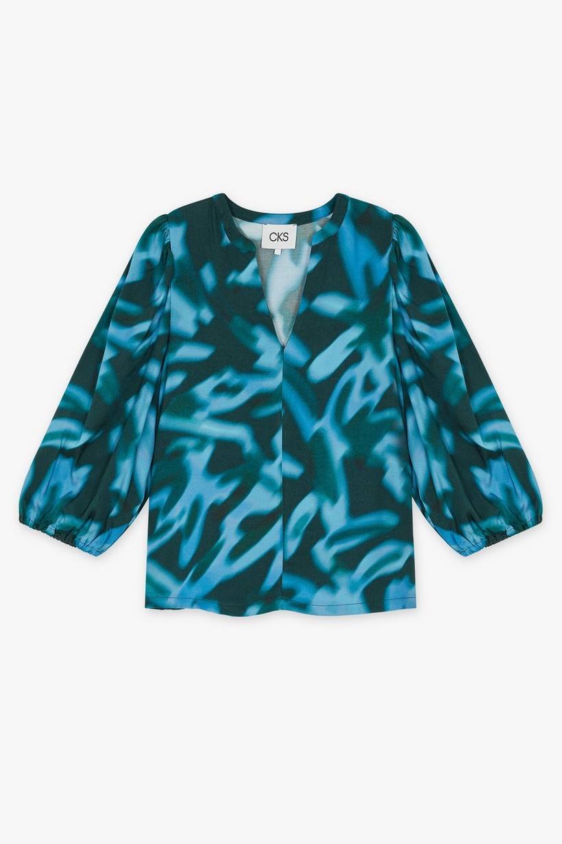 CKS Dames - BULANI - blouse lange mouwen - donkerblauw
