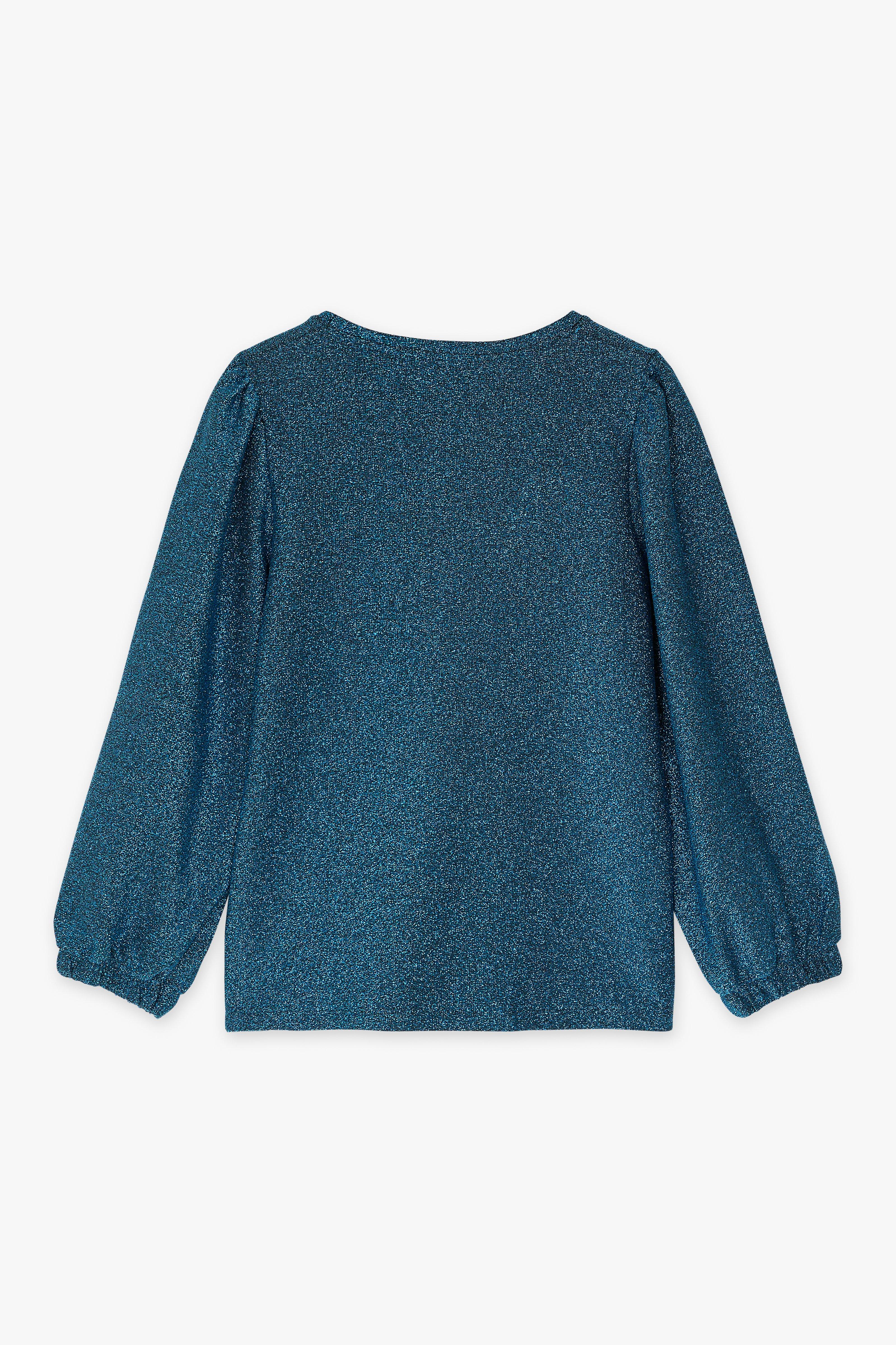 CKS Dames - SIVA - blouse lange mouwen - felblauw