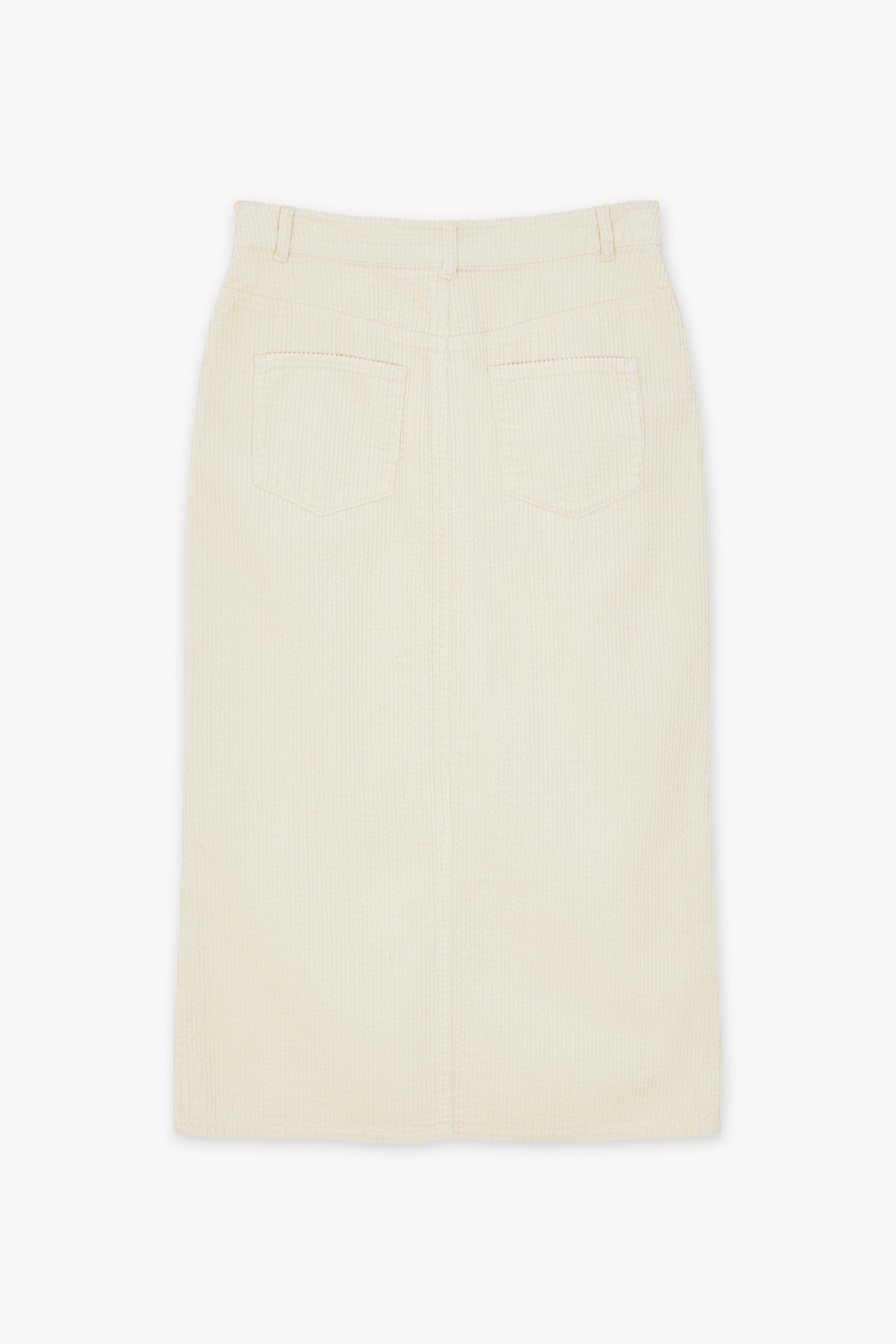 CKS Dames - SKIPPER - midi skirt - white